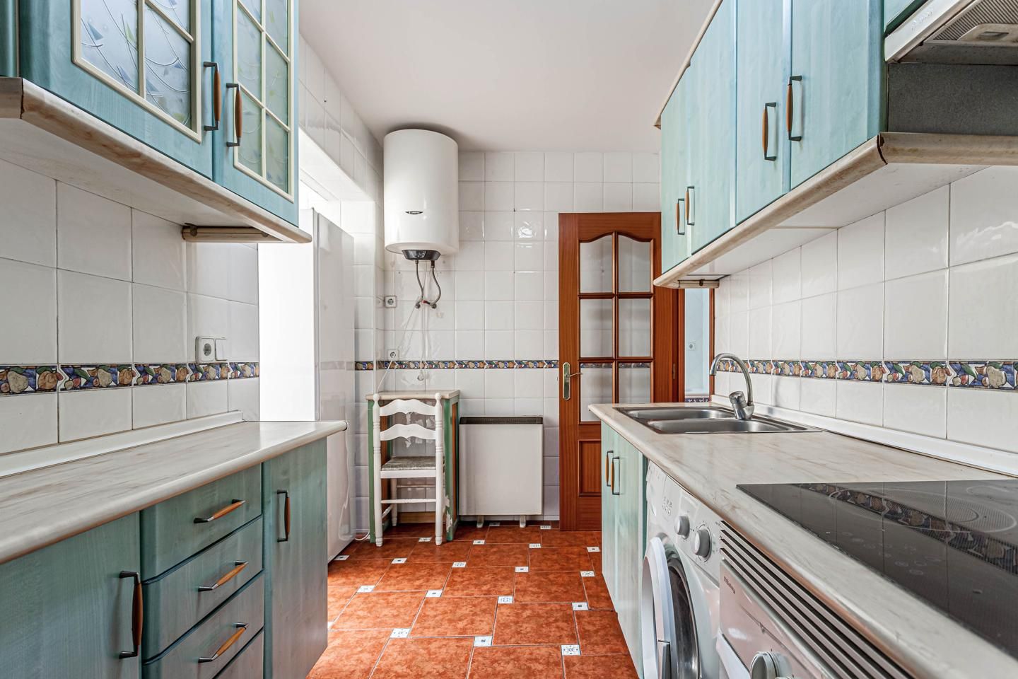 Kitchen of Flat for sale in  Madrid Capital  with Air Conditioner and Heating