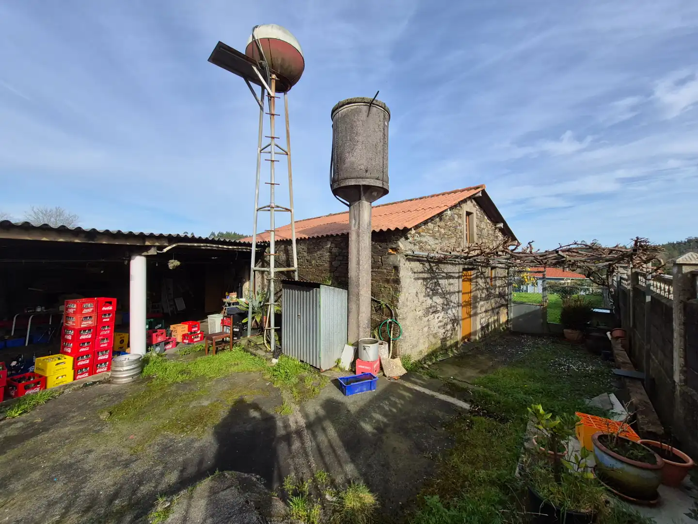 Vista exterior de Casa o chalet en venta en Moeche con Jardín privado, Trastero y Amueblado