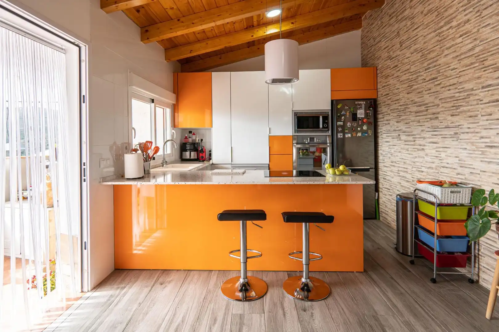 Cocina de Finca rústica en venta en Macharaviaya con Terraza