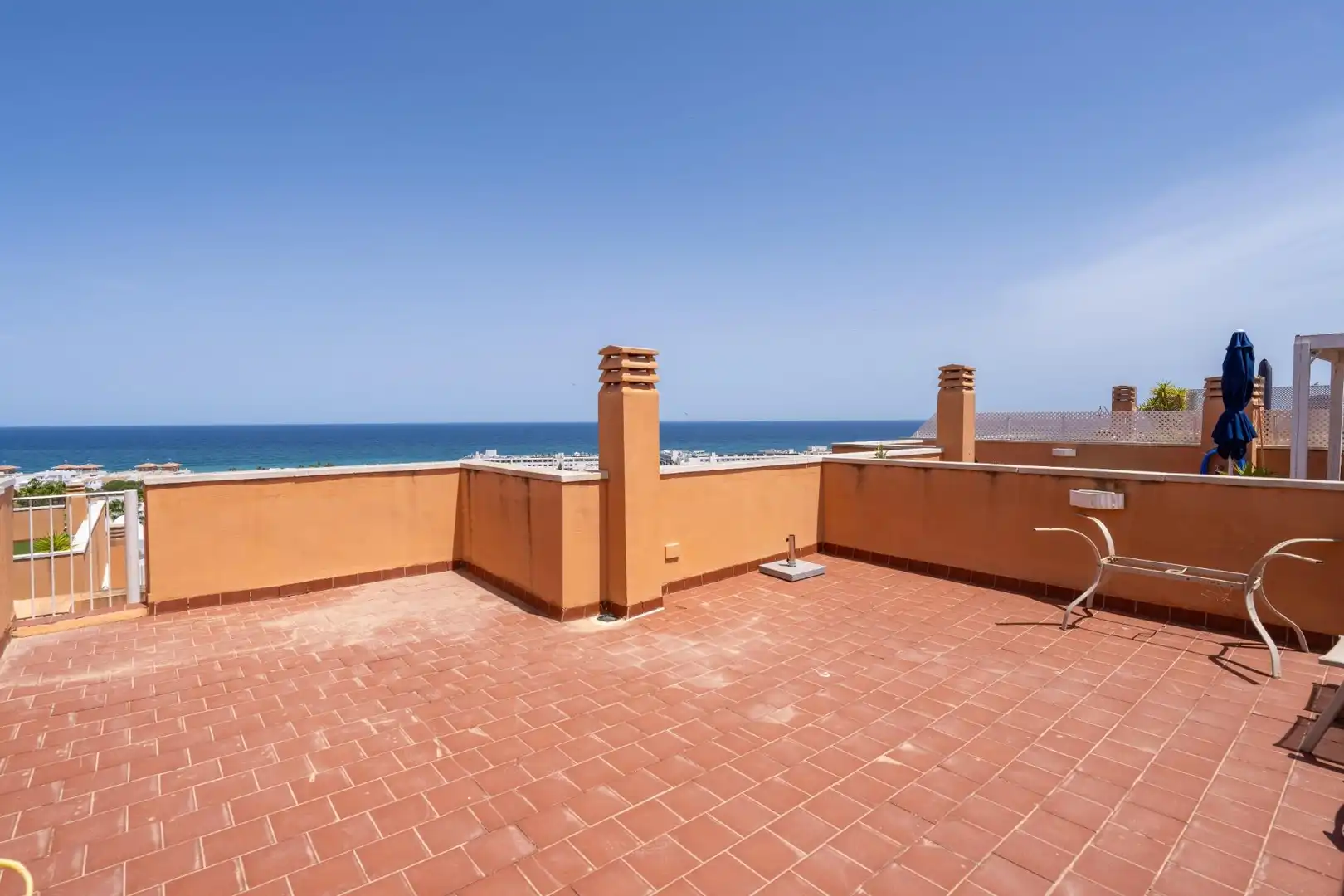 Terrasse von Maisonette zum Verkauf in Mojácar mit Klimaanlage, Privatgarten und Terrasse