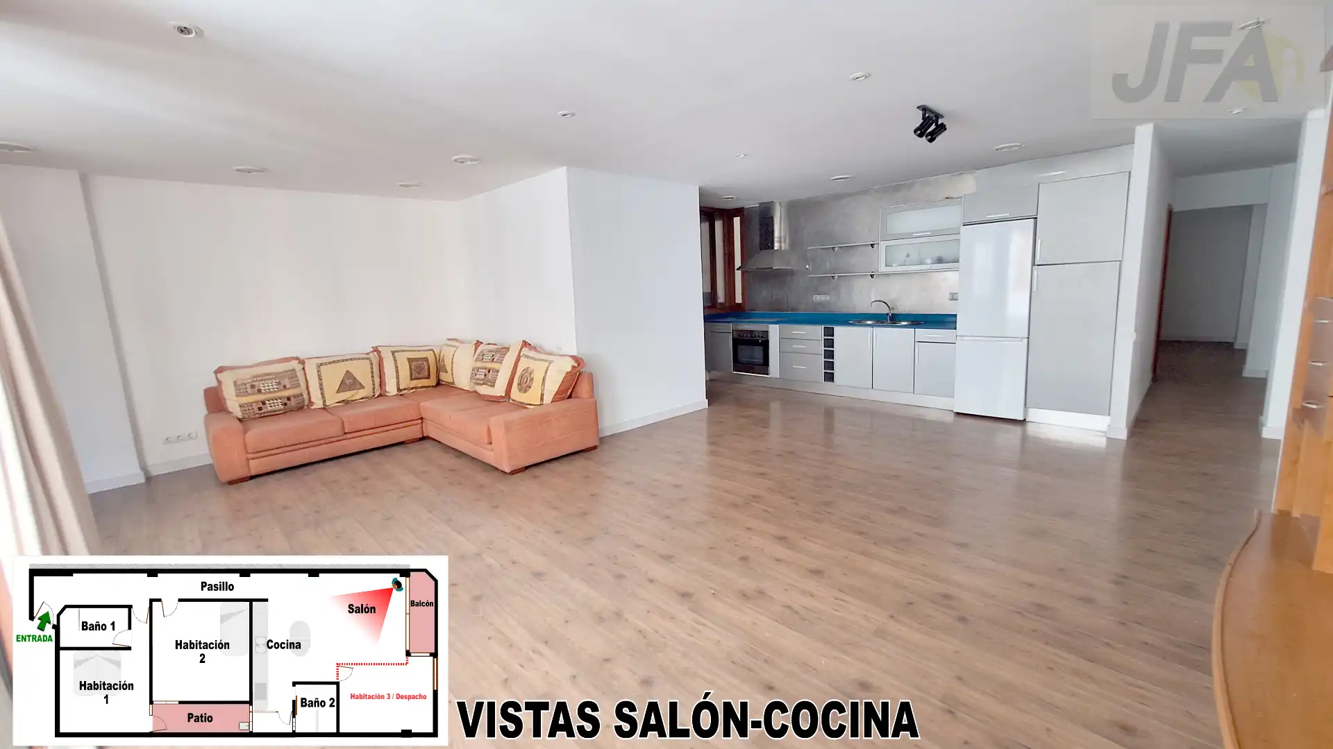 Sala d'estar de Pis en venda en Las Palmas de Gran Canaria amb Parquet, Moblat i Forn