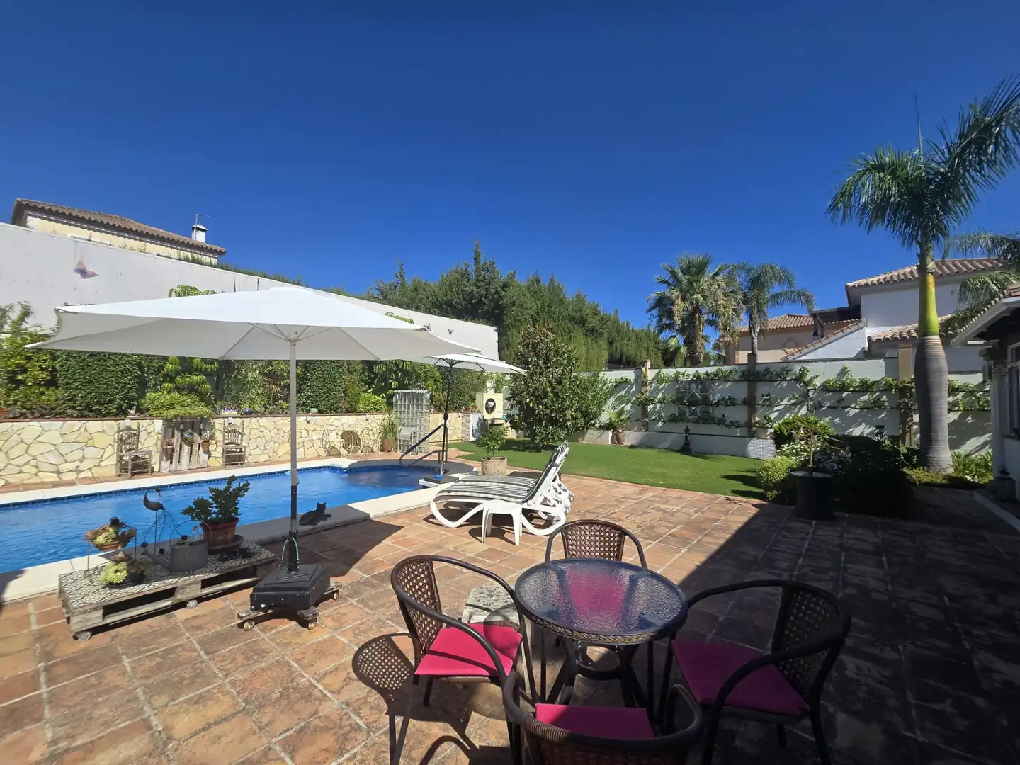 Jardí de Casa o xalet en venda en Coín amb Aire condicionat, Calefacció i Jardí privat