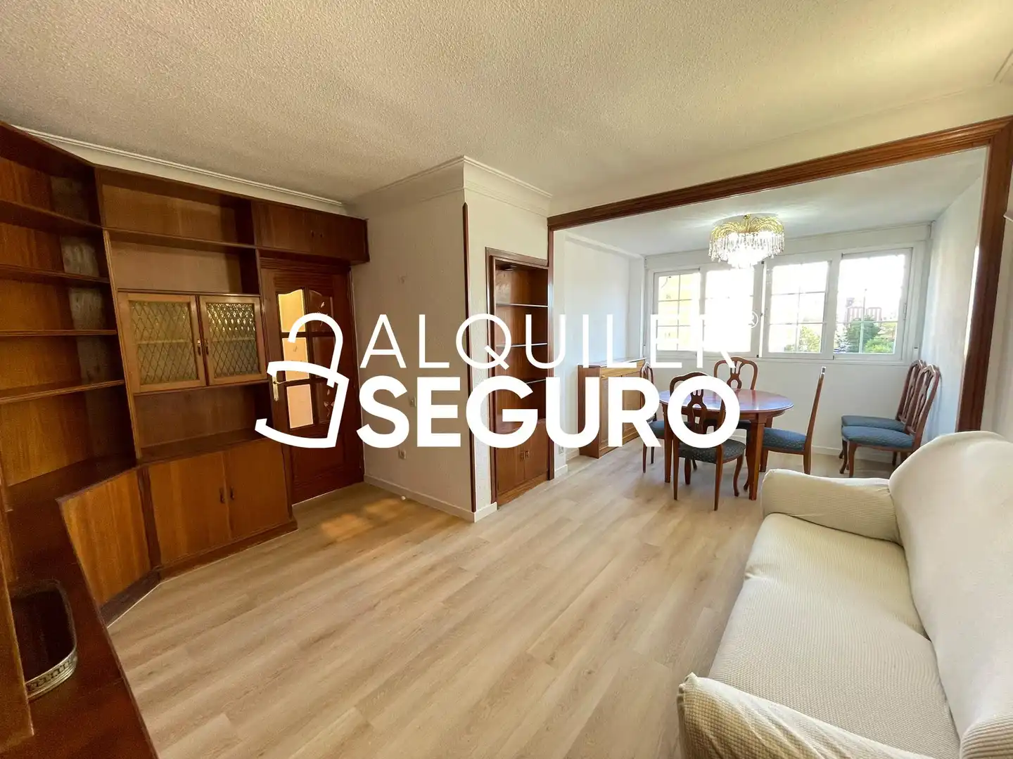Schlafzimmer von Wohnung zur Miete in Madrid mit Heizung, Abstellraum und Möbliert