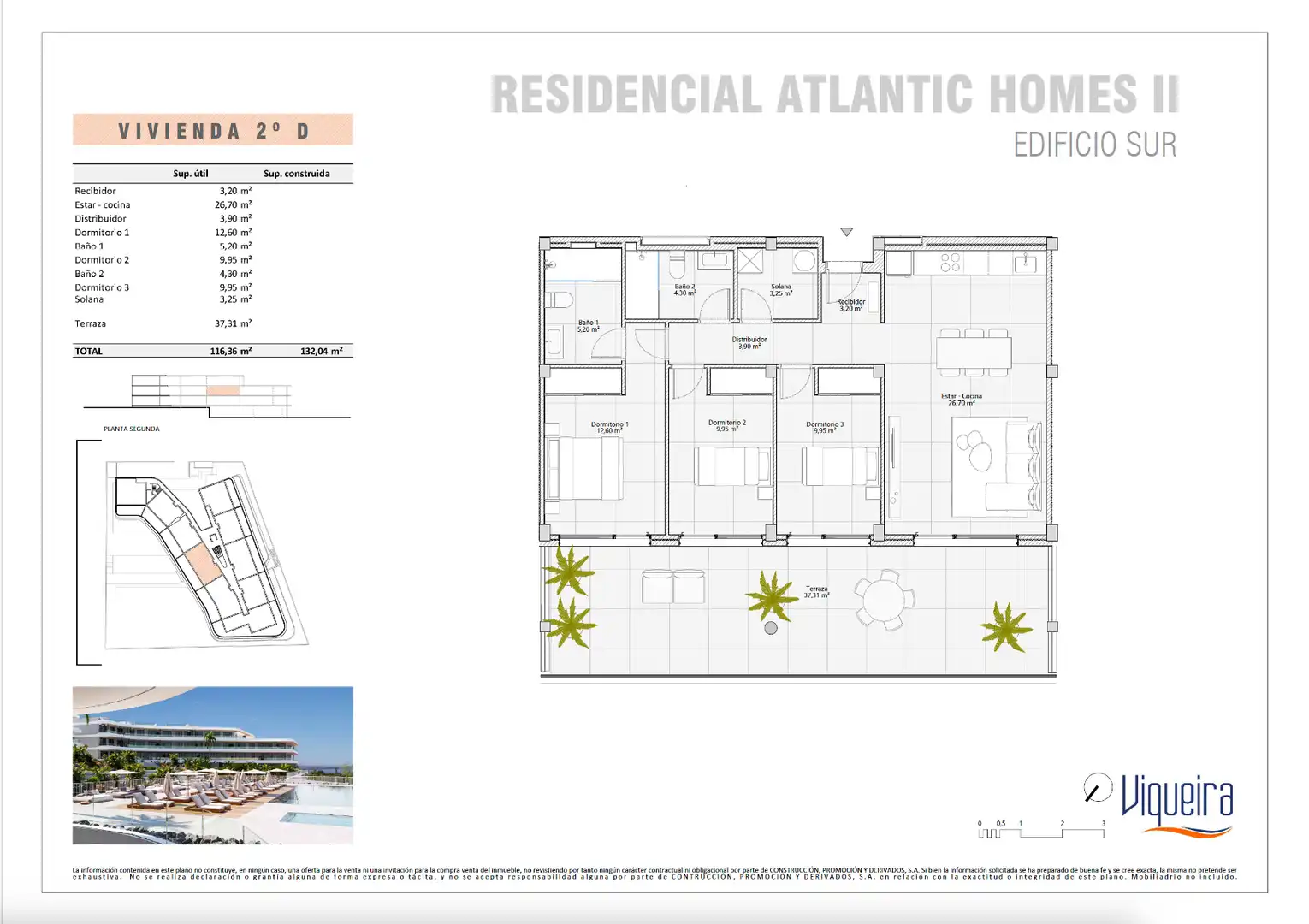 Appartement avec piscine à vendre à Costa Adeje, imagen 2