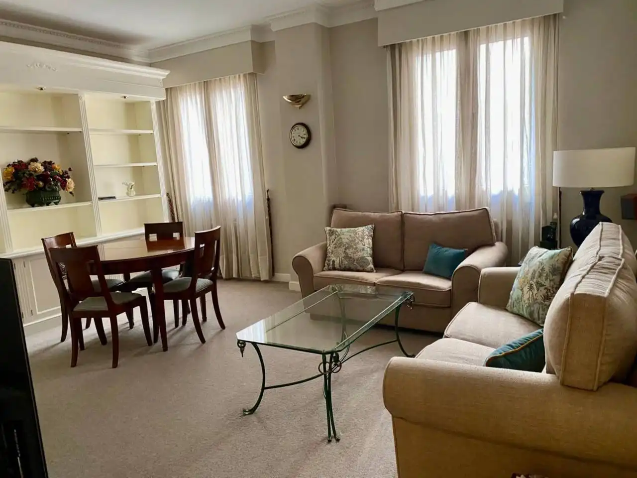 Sala de estar de Piso de alquiler en Bilbao  con Calefacción y Amueblado