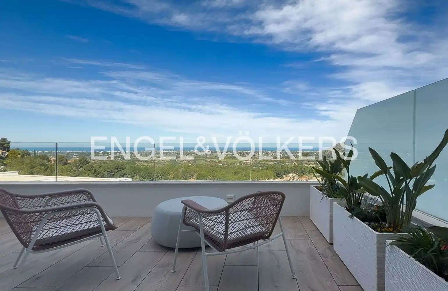 Terrace of Flat for sale in Pedreguer  with Air Conditioner, Heating and Private garden
