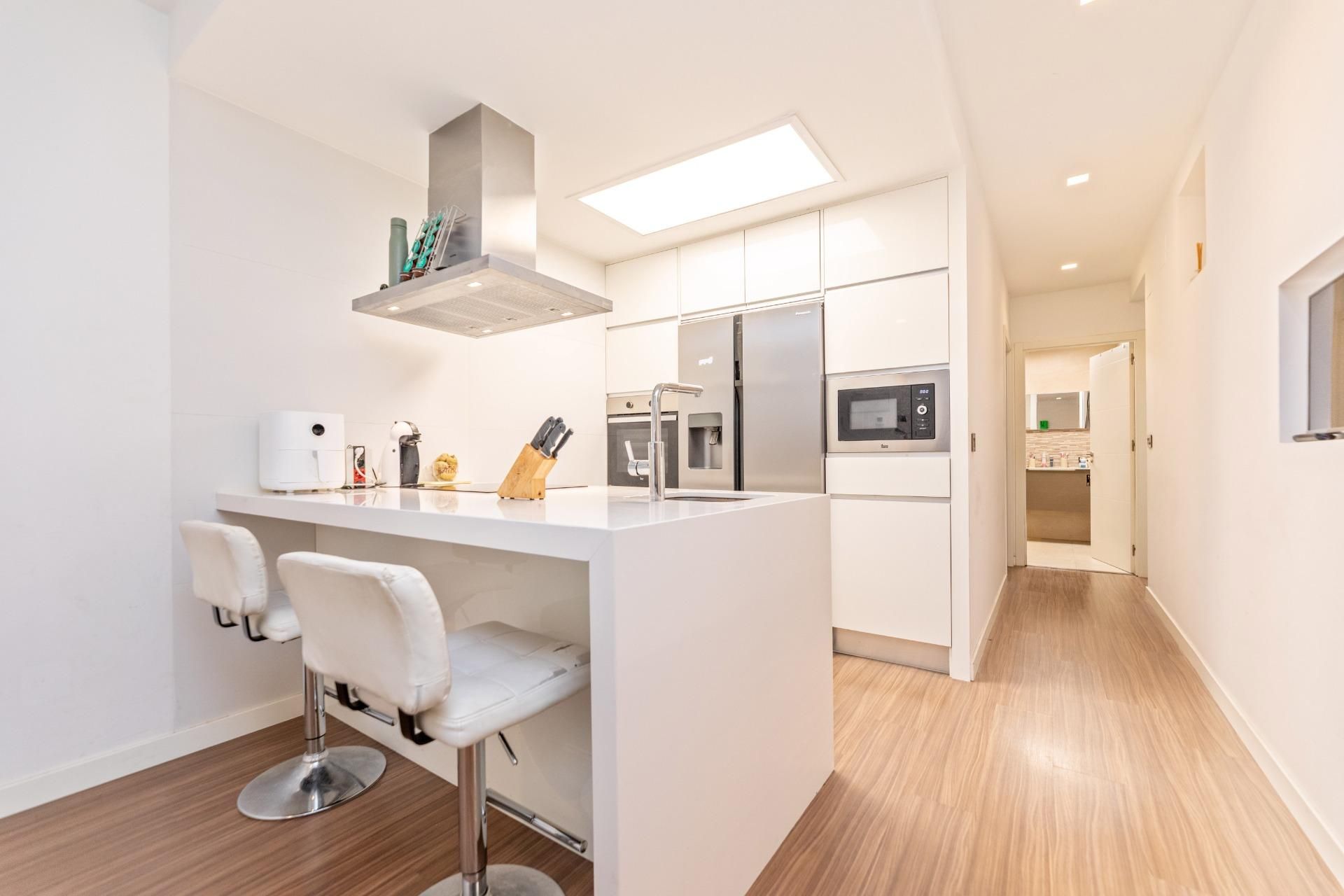 Kitchen of Apartment for sale in  Madrid Capital  with Heating, Terrace and Balcony