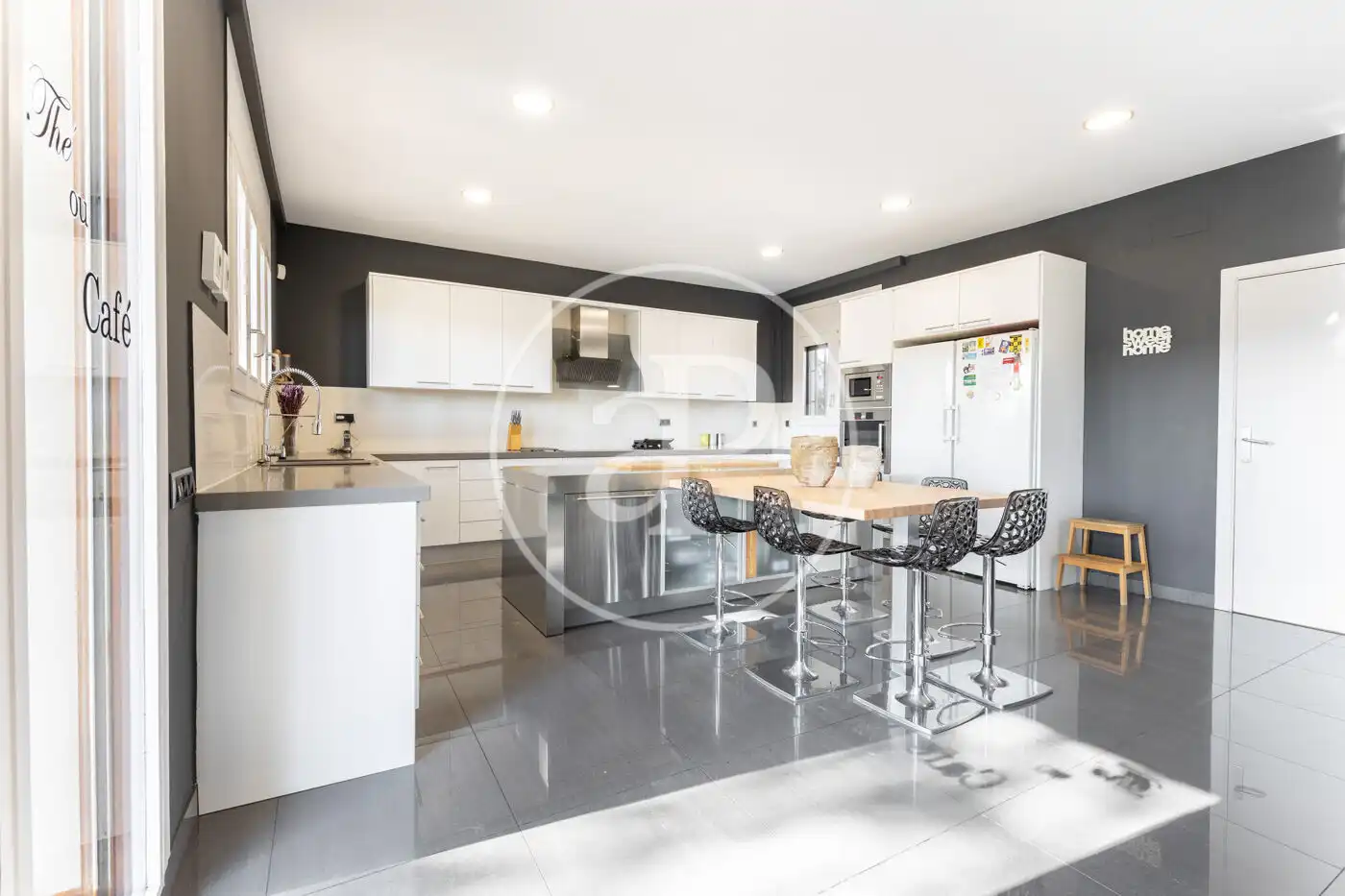 Kitchen of Houses for sale in Sant Cugat del Vallès  with Air Conditioner, Heating and Private garden