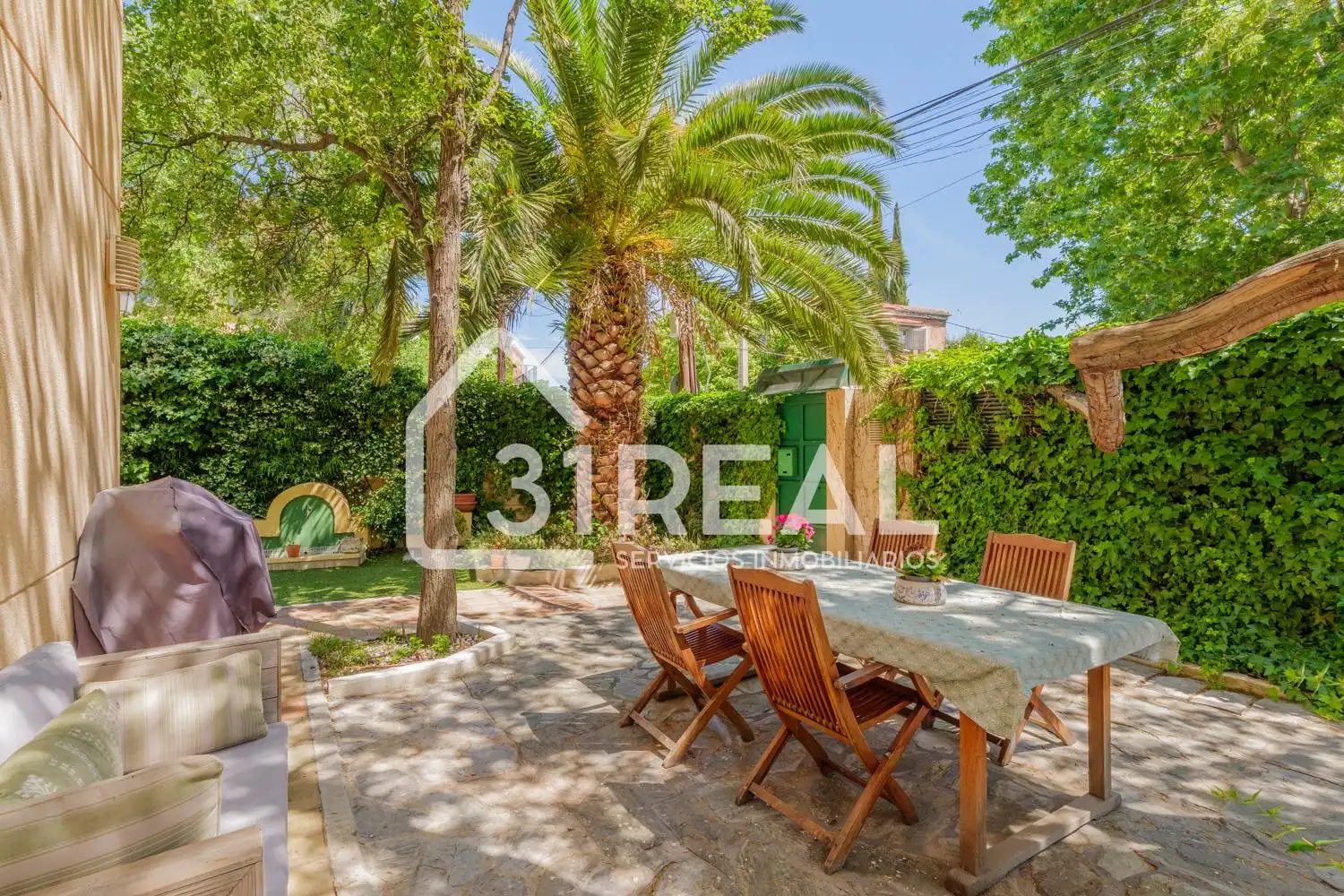 Garden of Houses for sale in Madrid