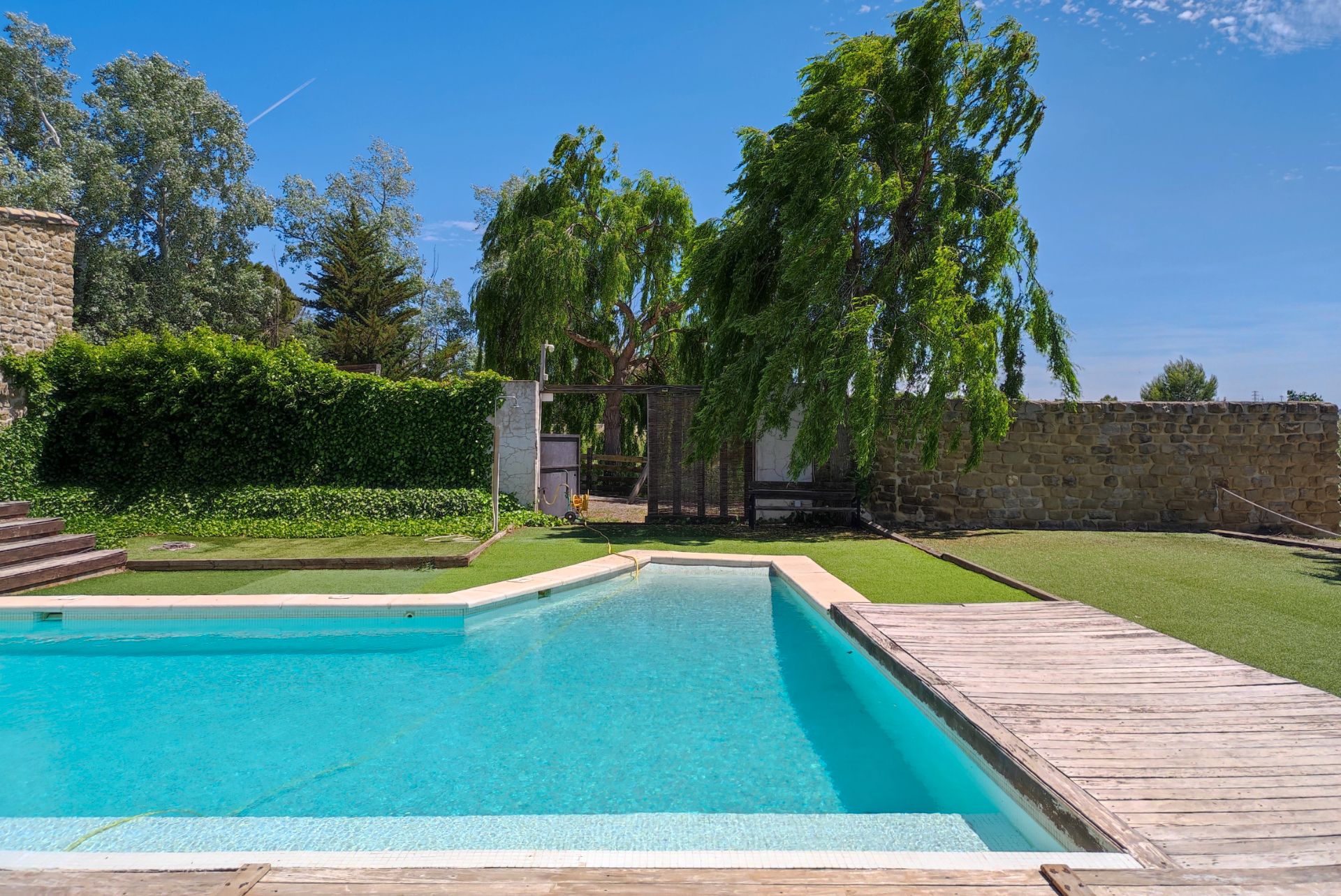 Piscina de Casa o xalet en venda en Alcalá de Gurrea amb Calefacció, Jardí privat i Traster