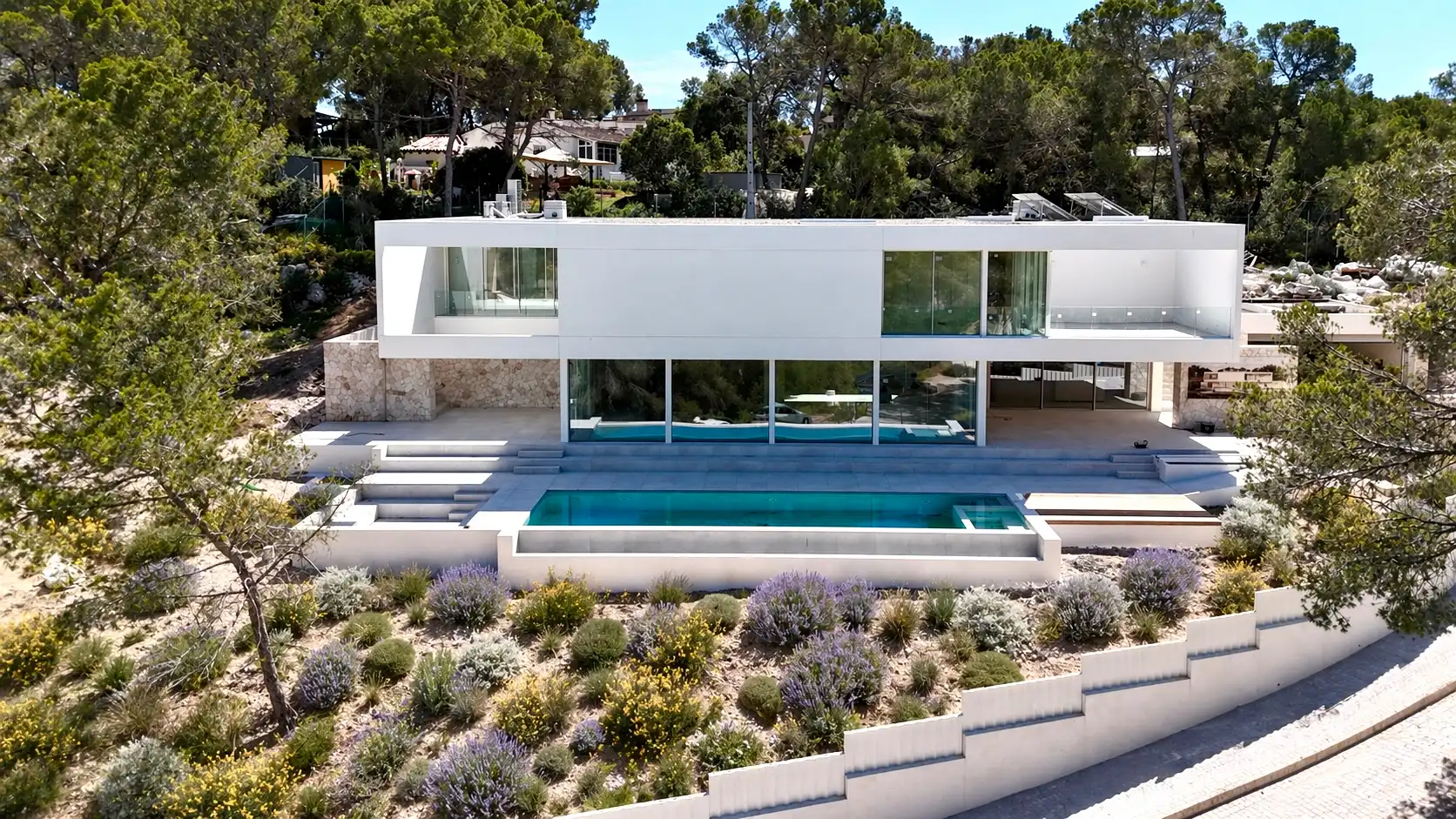 Exterior view of Houses for sale in Calvià  with Air Conditioner, Heating and Private garden