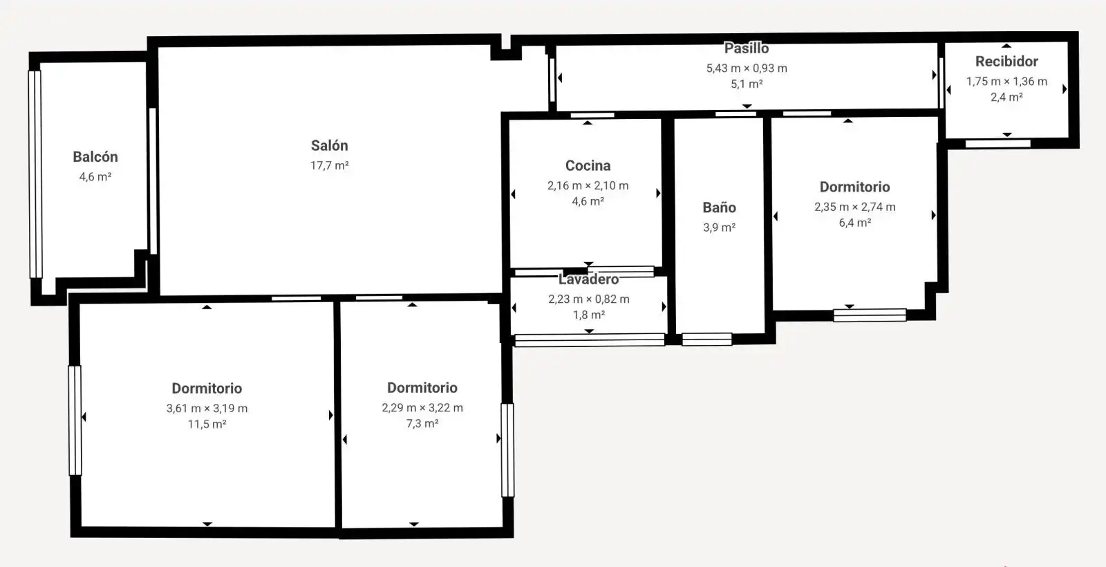 Flat for sale in Granada