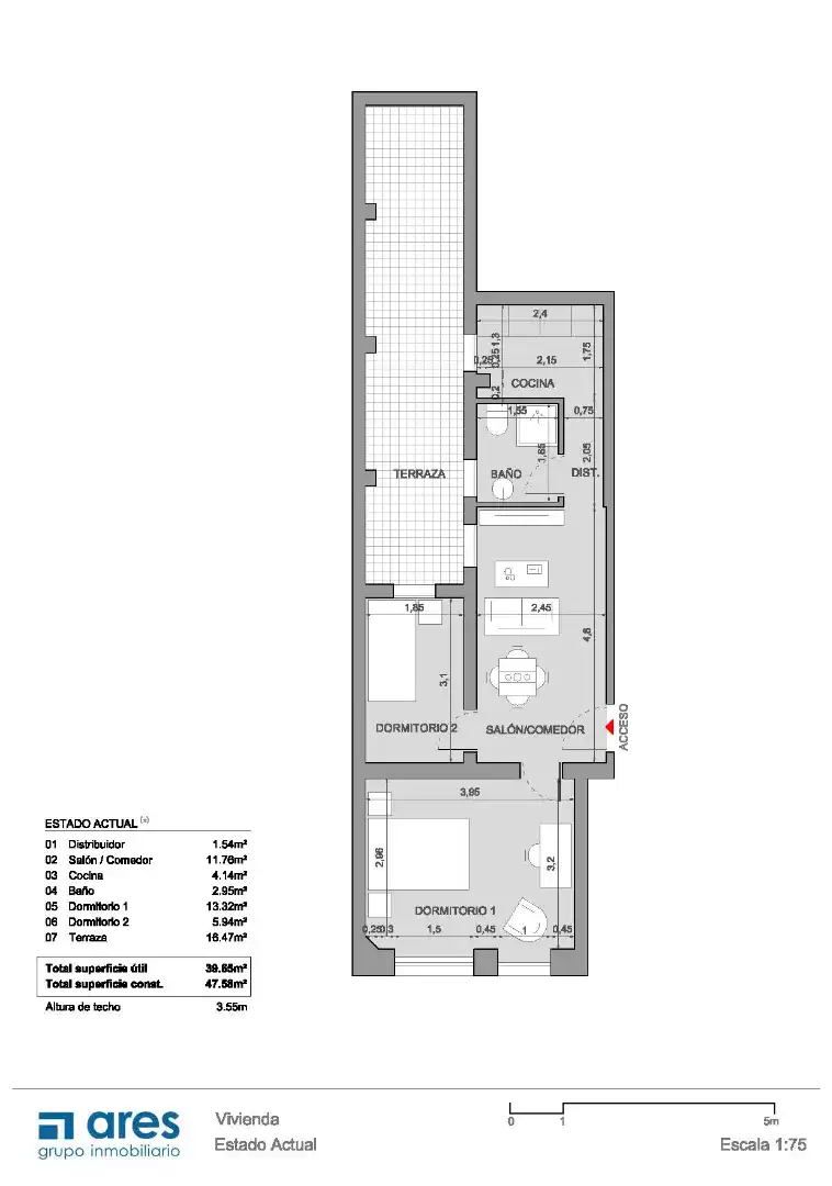 Flat for sale in Madrid  with Heating