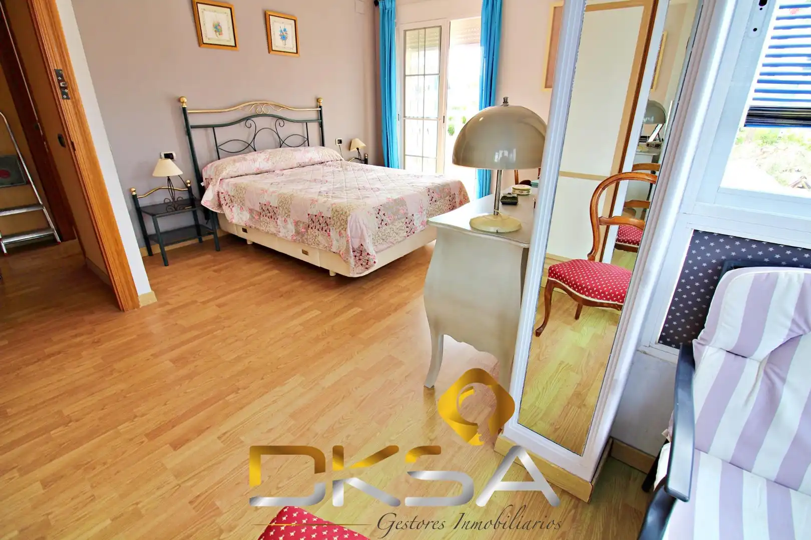 Bedroom of Houses for sale in Castellón de la Plana / Castelló de la Plana  with Air Conditioner, Heating and Private garden