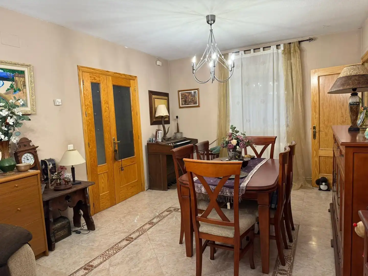 Dining room of Detached homes for sale in Argamasilla de Calatrava  with Air Conditioner, Heating and Private garden