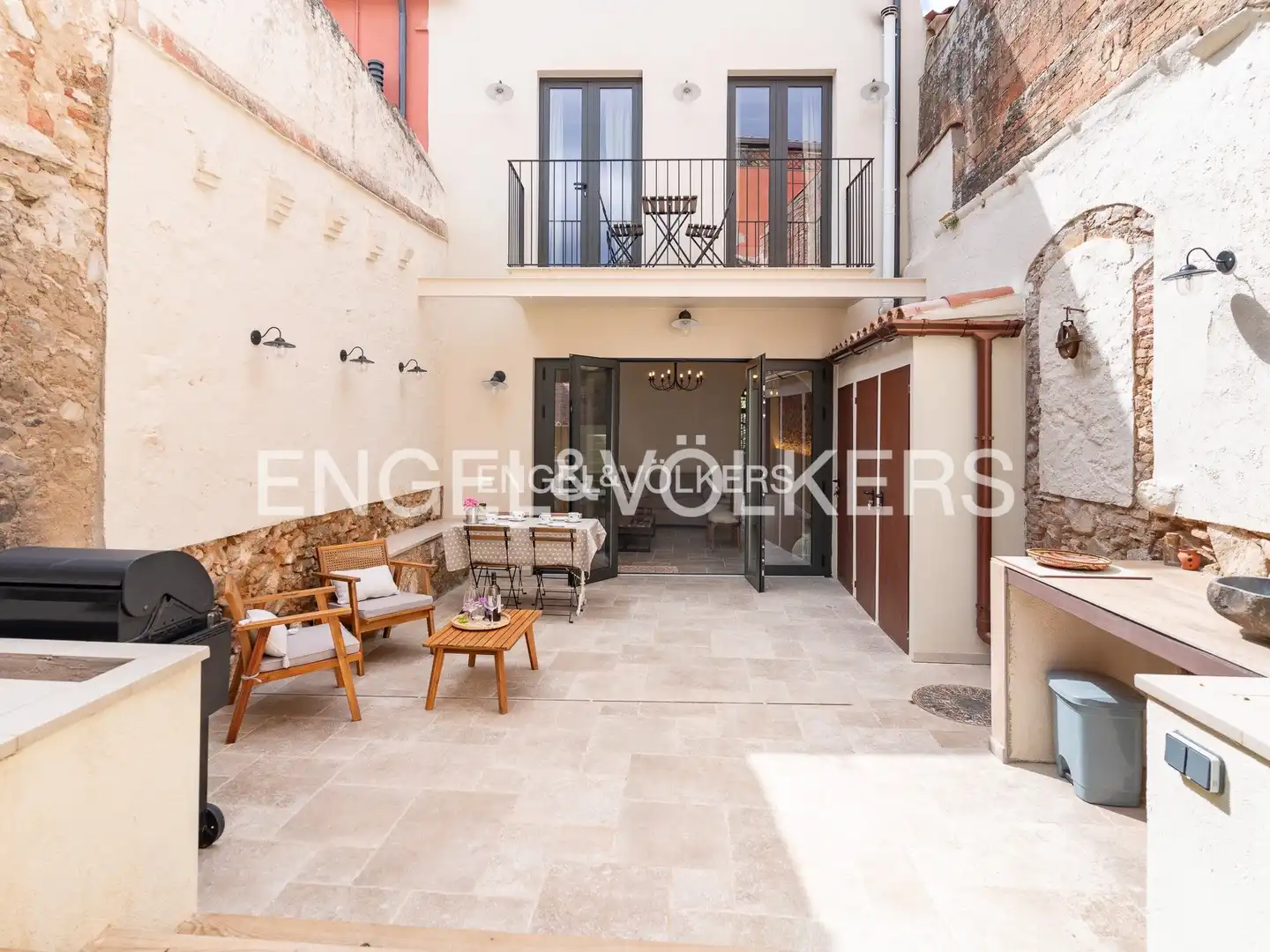 Terraza de Casa adosada de alquiler en Alella con Aire acondicionado, Calefacción y Jardín privado