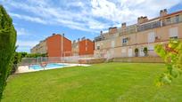 Swimming pool of Single-family semi-detached for sale in  Zaragoza Capital  with Air Conditioner and Terrace