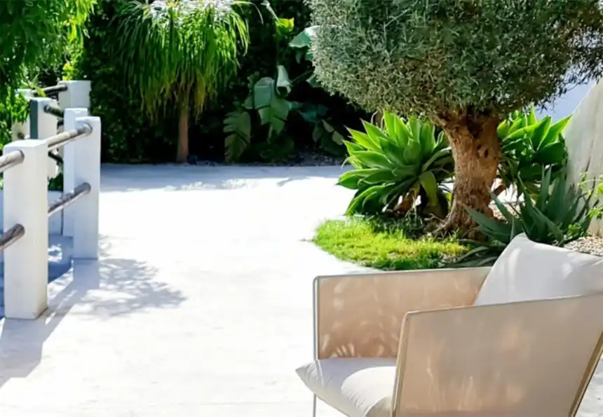 Jardín de Casa adosada de alquiler en Ojén con Aire acondicionado, Jardín privado y Terraza