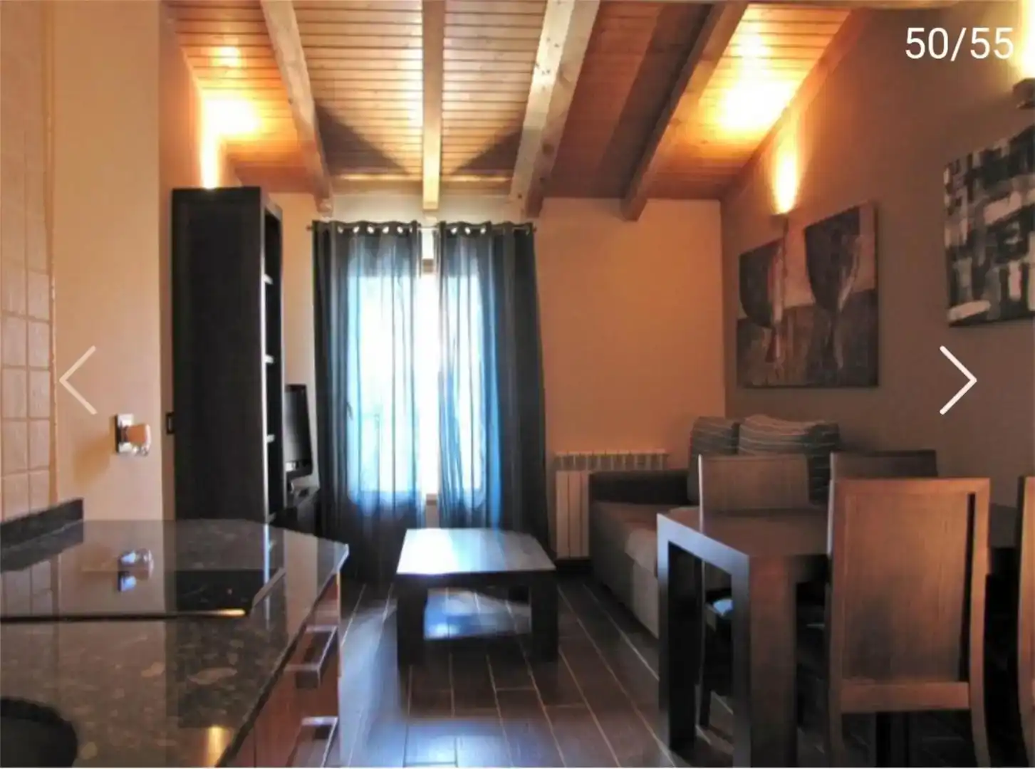 Sala d'estar de Finca rústica en venda en Villar del Río amb Jardí privat, Moblat i Forn