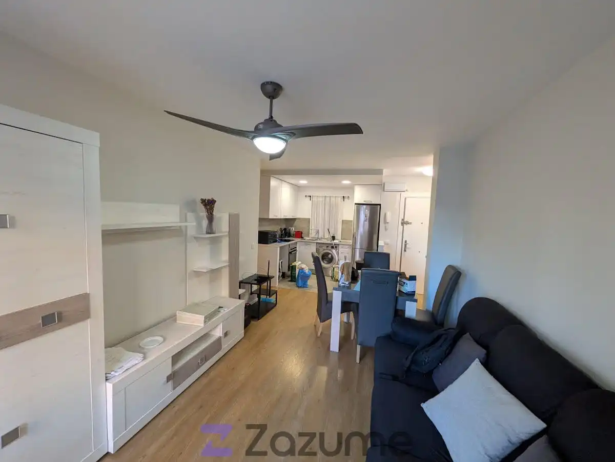 Living room of Flat for rent in Leganés  with Heating, Terrace and Furnished