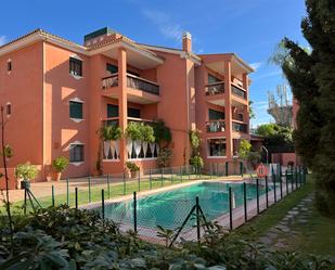 Exterior view of Planta baja for sale in Marbella  with Air Conditioner, Terrace and Storage room