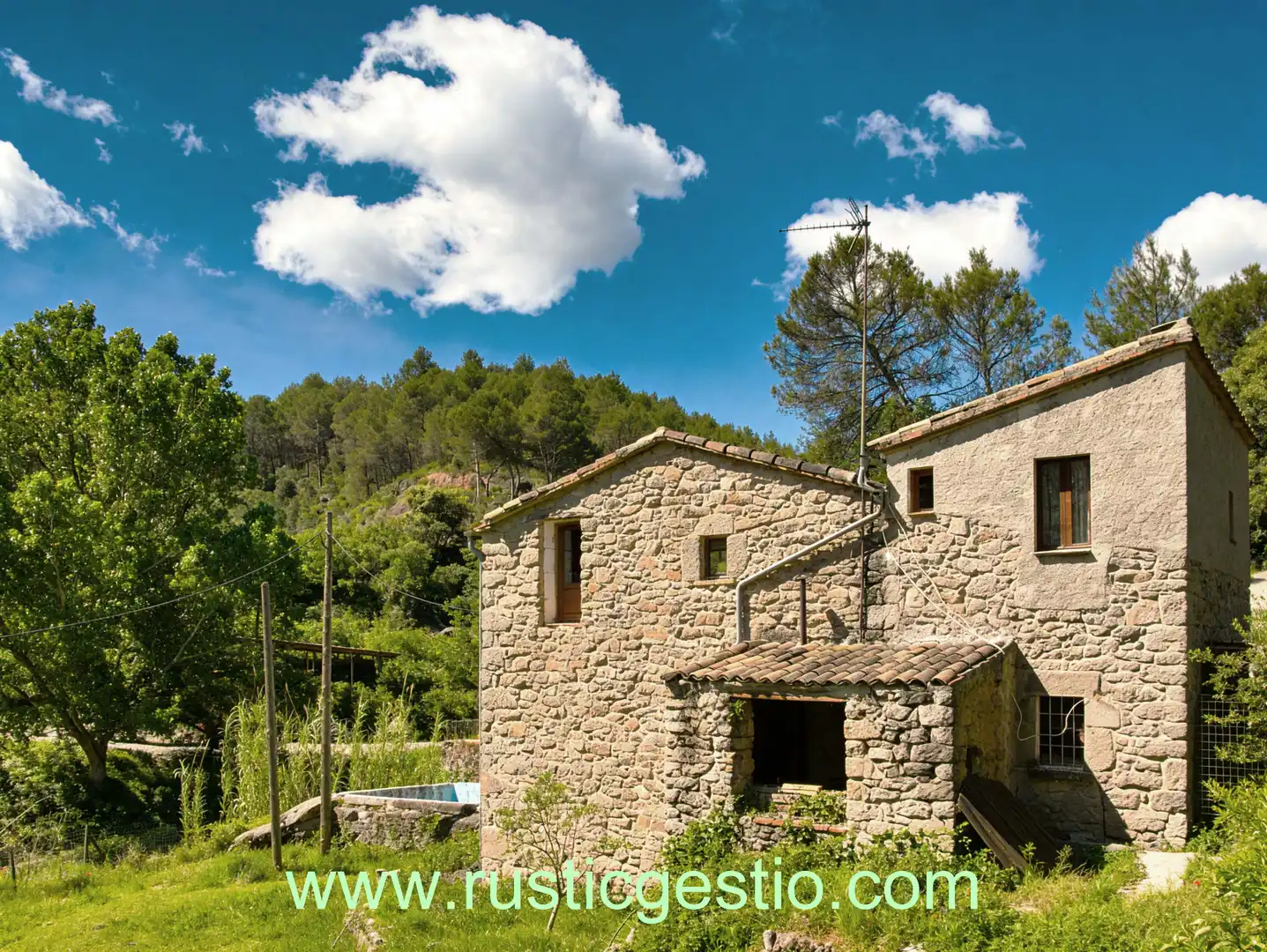 Exterior view of Country homes for sale in Sant Salvador de Guardiola  with Private garden, Terrace and Swimming Pool