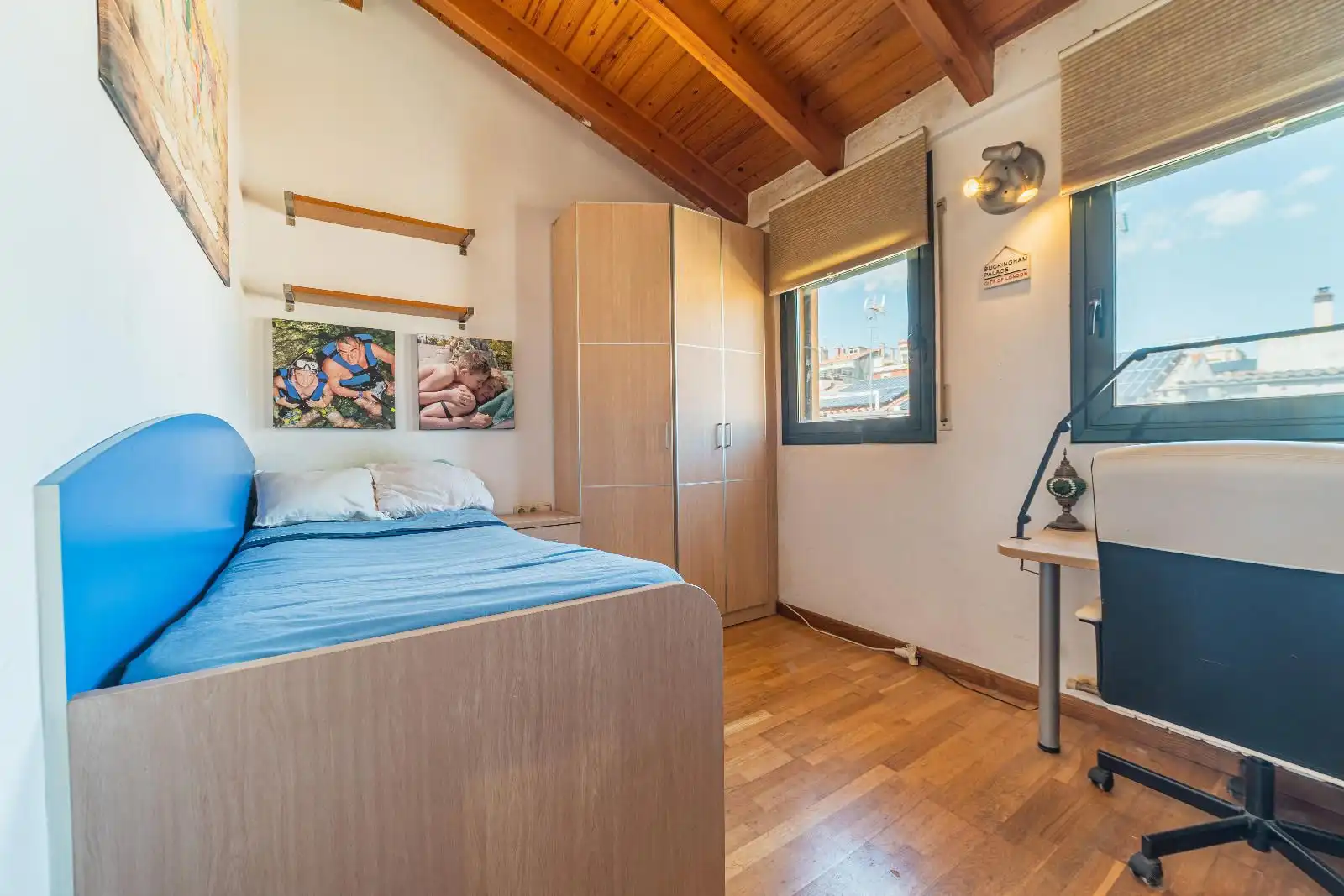 Schlafzimmer von Einfamilien-Reihenhaus zum Verkauf in Vilassar de Mar mit Klimaanlage, Heizung und Terrasse