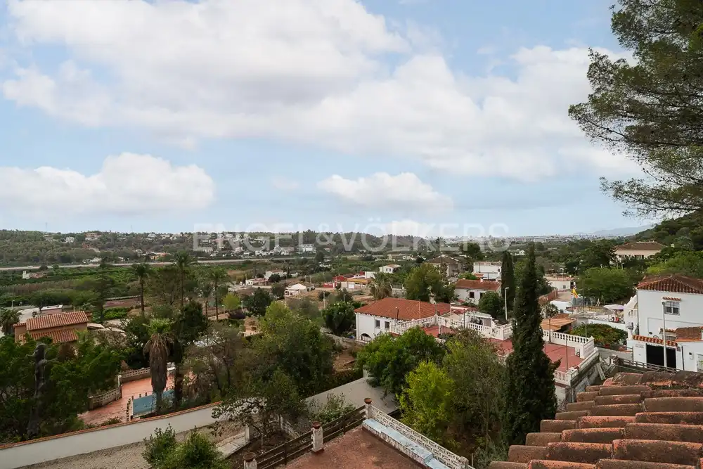 Vista exterior de Casa o chalet en venta en Gandia con Calefacción, Jardín privado y Terraza