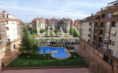 Garden of Flat for sale in  Albacete Capital  with Air Conditioner, Heating and Storage room