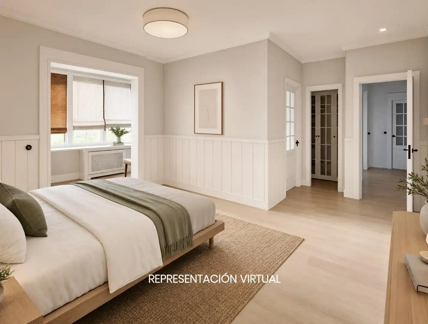 Bedroom of Detached homes for sale in Galapagar  with Air Conditioner, Heating and Private garden