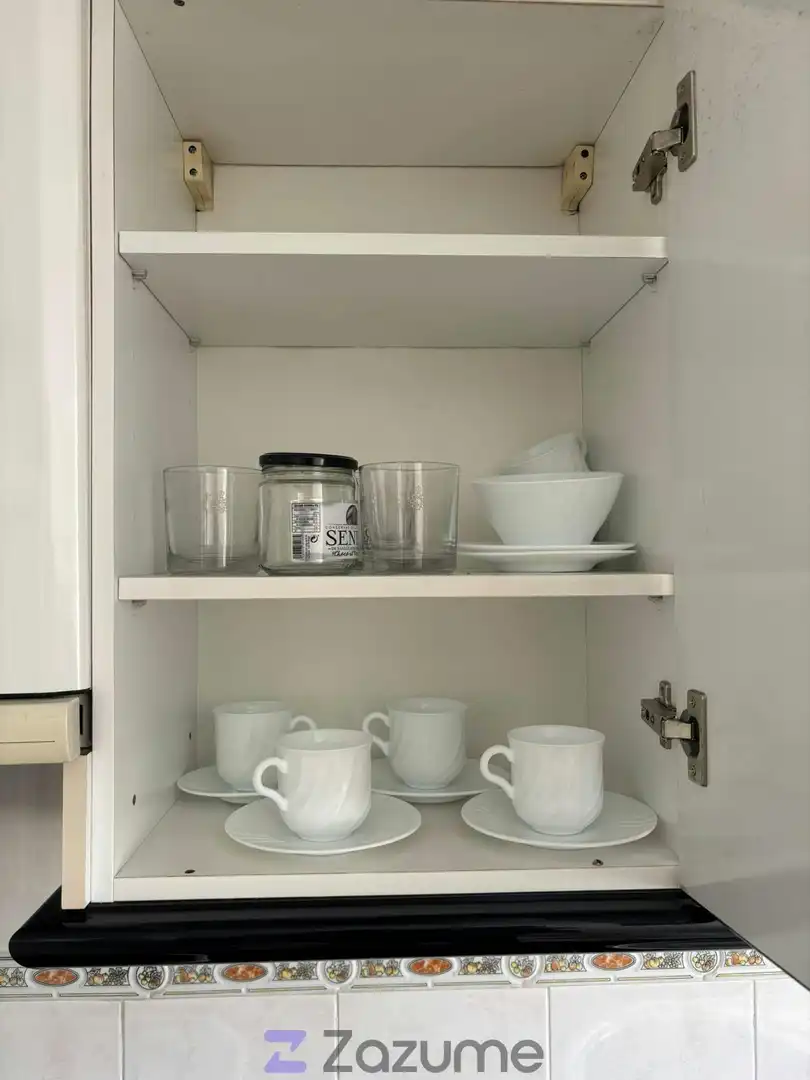 Kitchen of Flat for rent in Granada  with Air Conditioner, Heating and Furnished