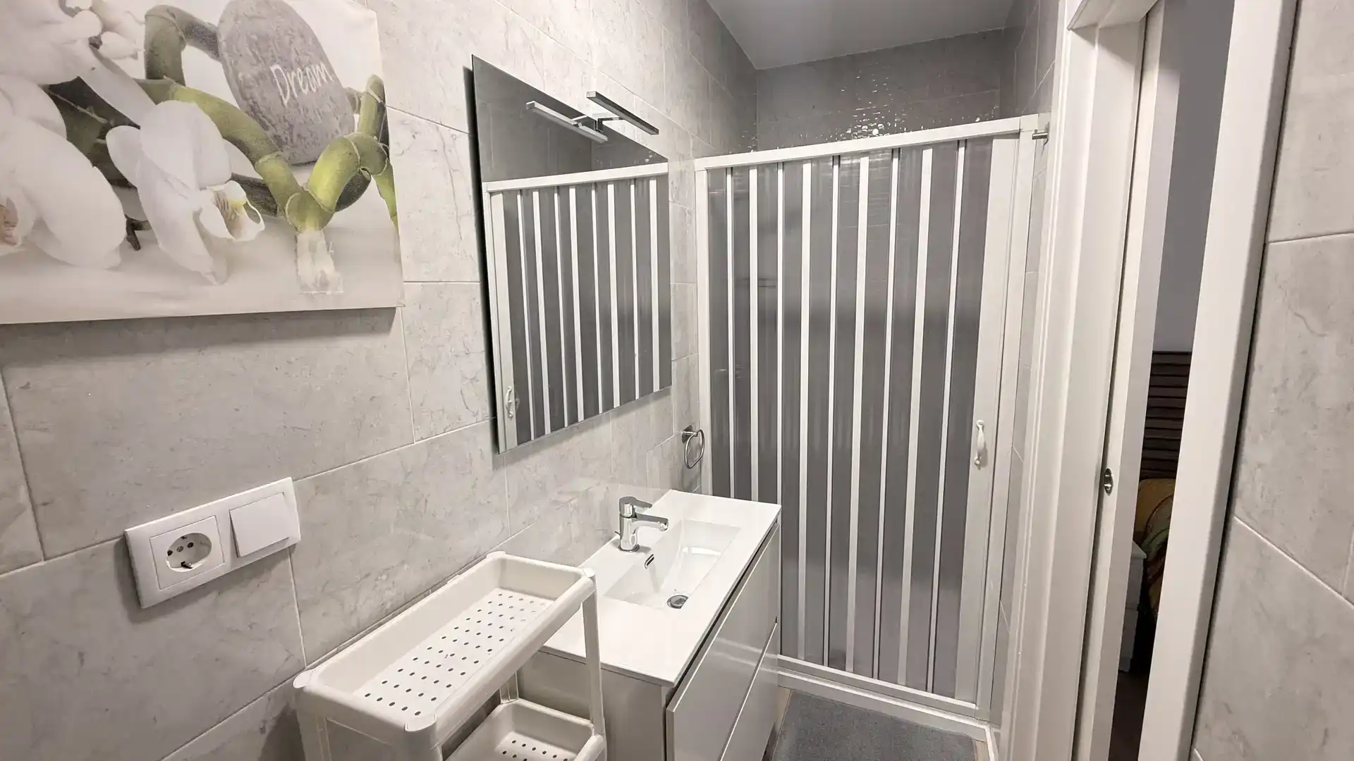 Bany de Apartament de lloguer en Molvízar amb Aire condicionat i Moblat