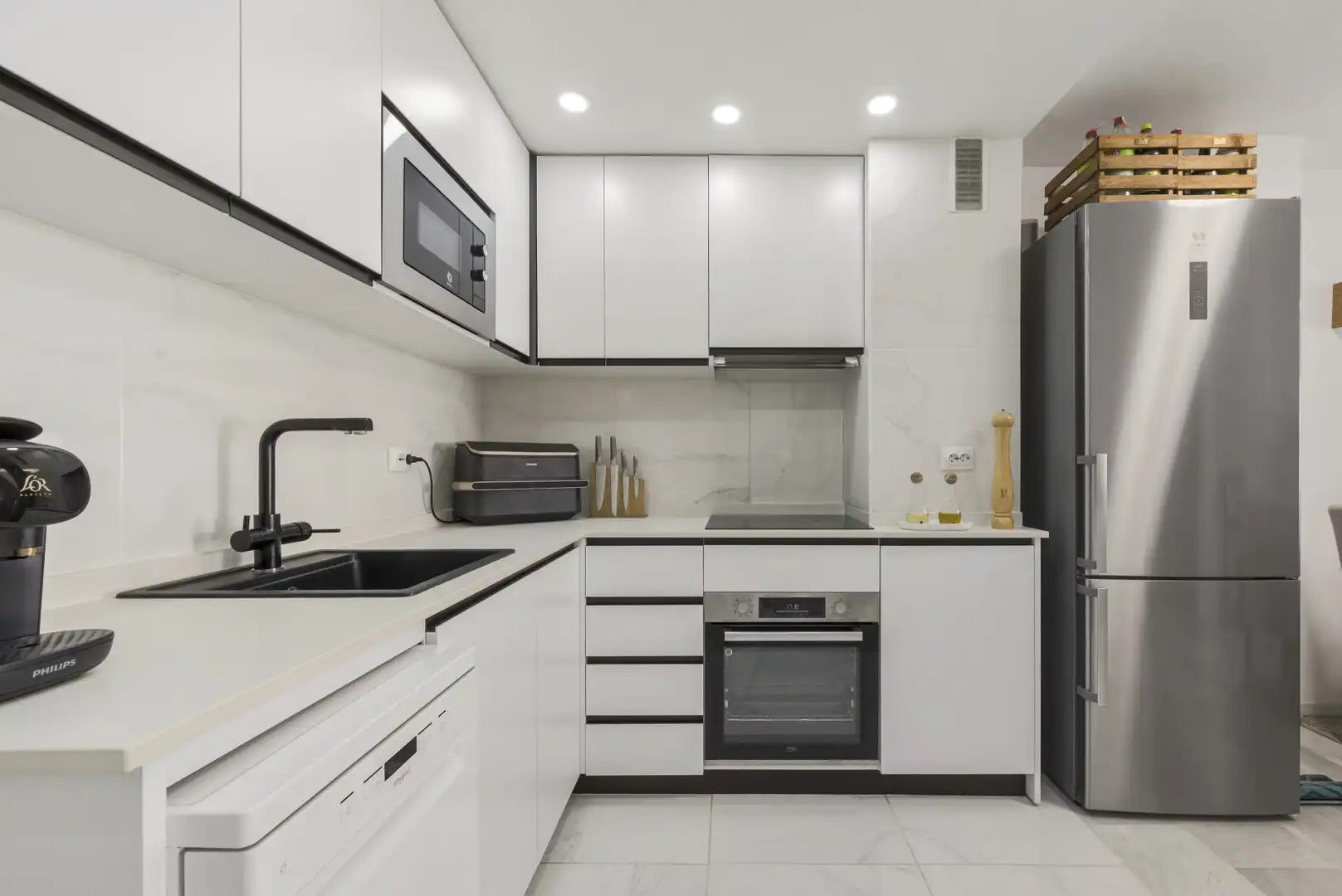 Cocina de Ático en venta en Mijas con Aire acondicionado, Terraza y Piscina
