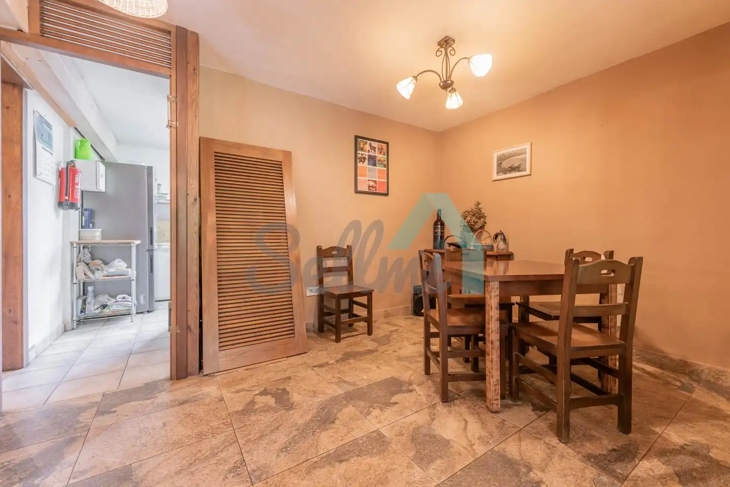 Comedor de Casa o chalet en venta en Sobrescobio con Calefacción, Jardín privado y Terraza