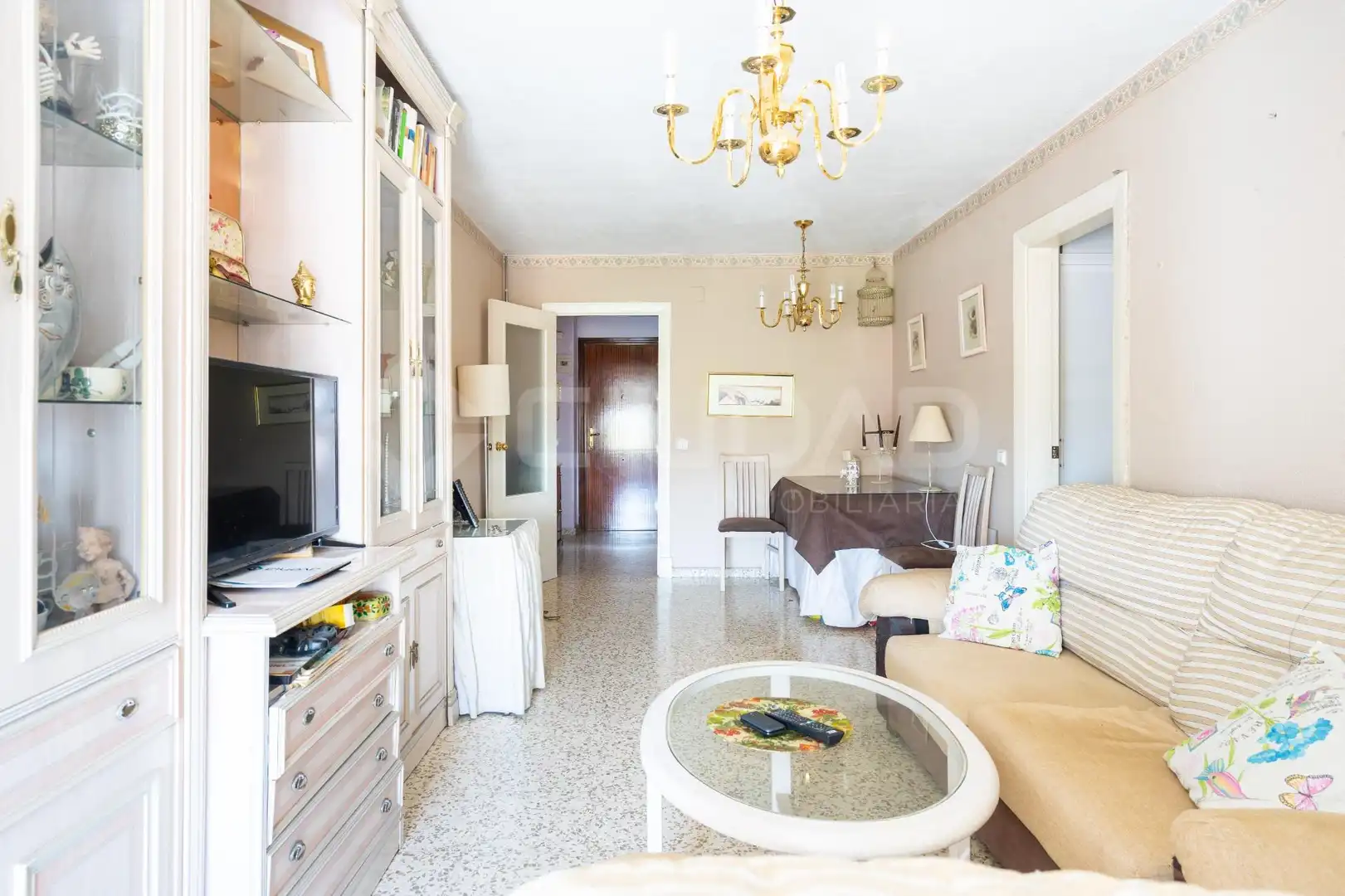 Living room of Flat for sale in Sevilla  with Balcony