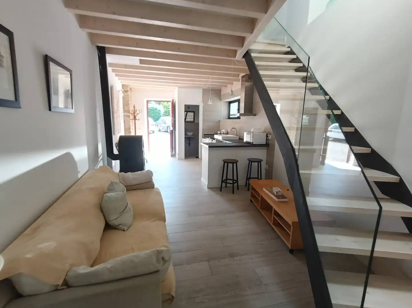 Wohnzimmer von Haus oder Chalet zur Miete in Molledo