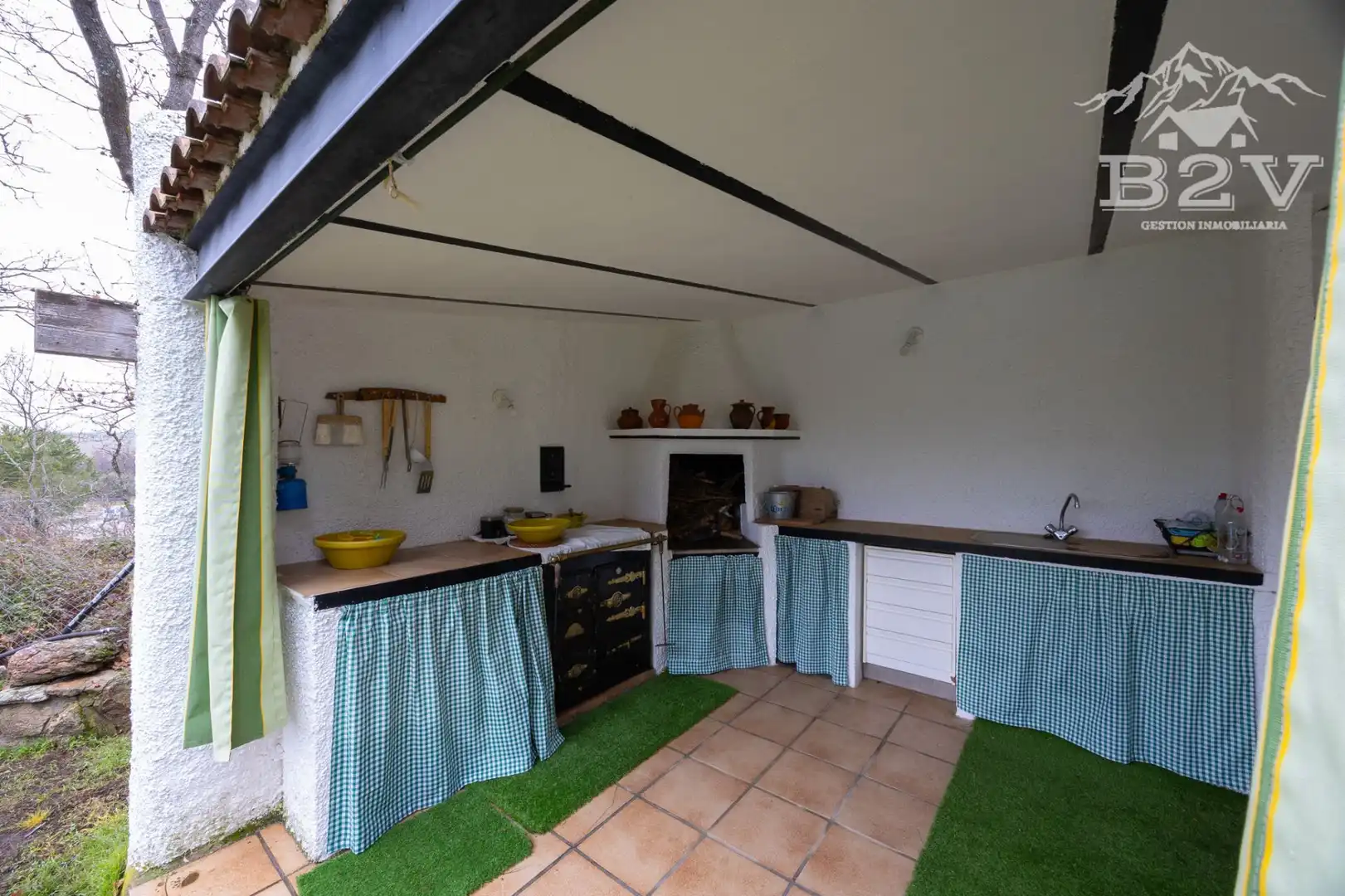 Cuina de Casa o xalet en venda en Soto del Real amb Calefacció, Jardí privat i Terrassa