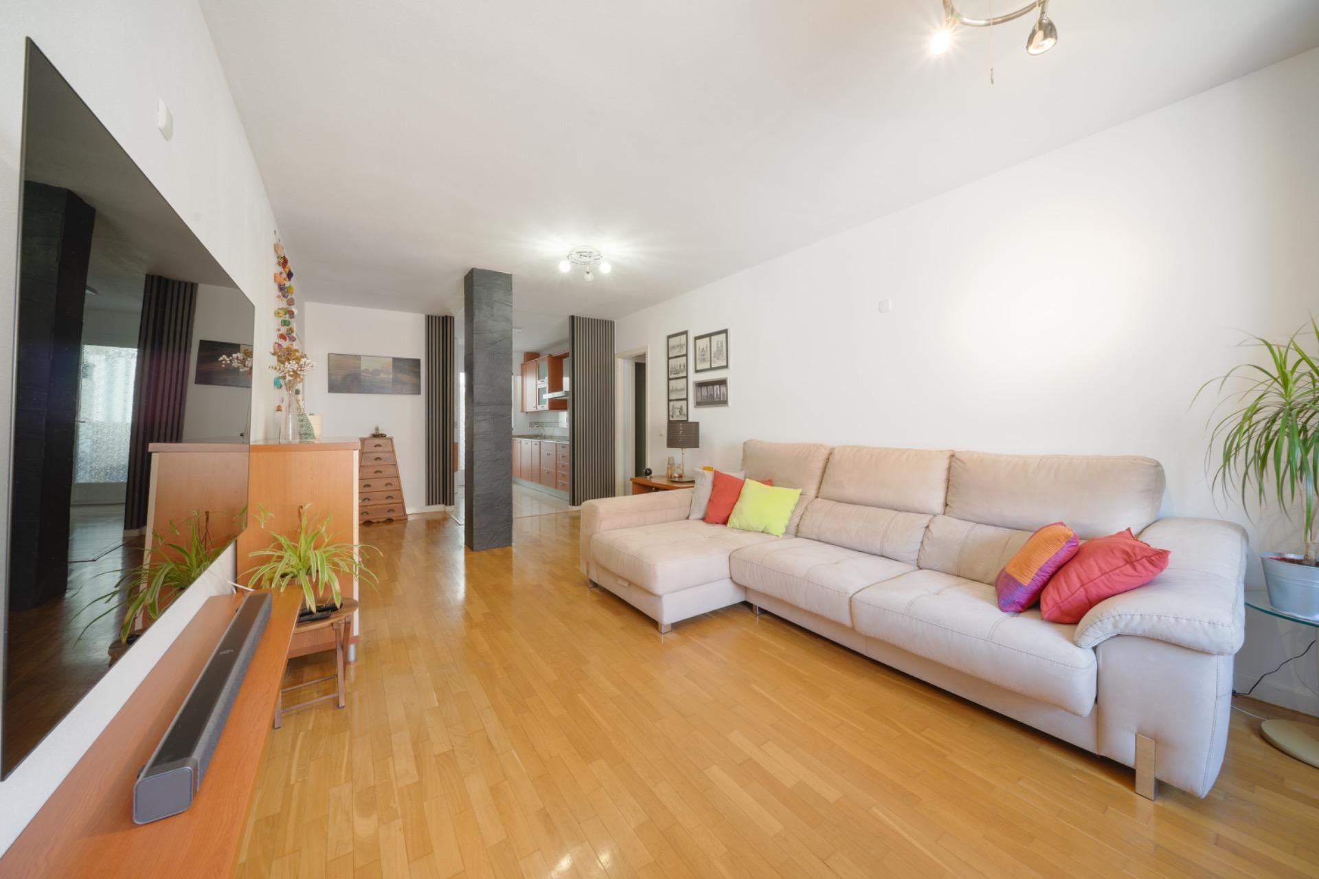 Sala d'estar de Pis en venda en  Murcia Capital amb Aire condicionat, Calefacció i Parquet