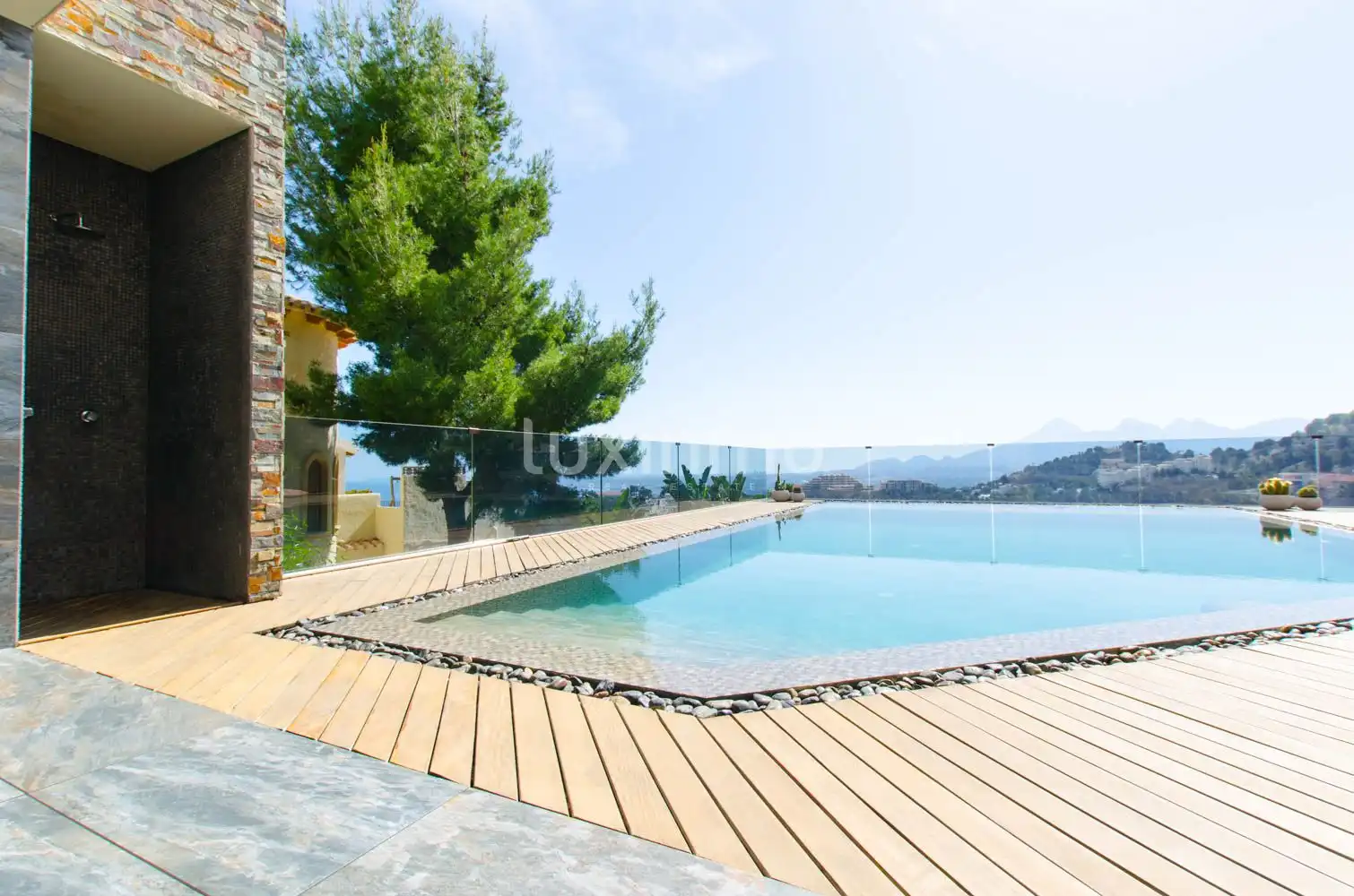 Schwimmbecken von Haus oder Chalet zum Verkauf in Altea mit Klimaanlage, Heizung und Privatgarten