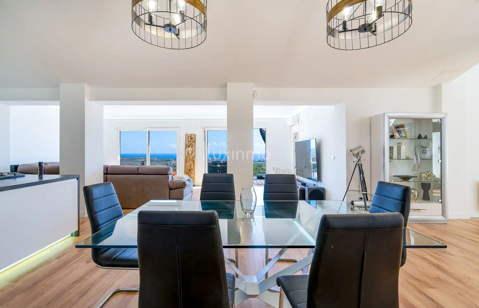 Esszimmer von Haus oder Chalet zum Verkauf in Calpe / Calp mit Klimaanlage, Heizung und Terrasse