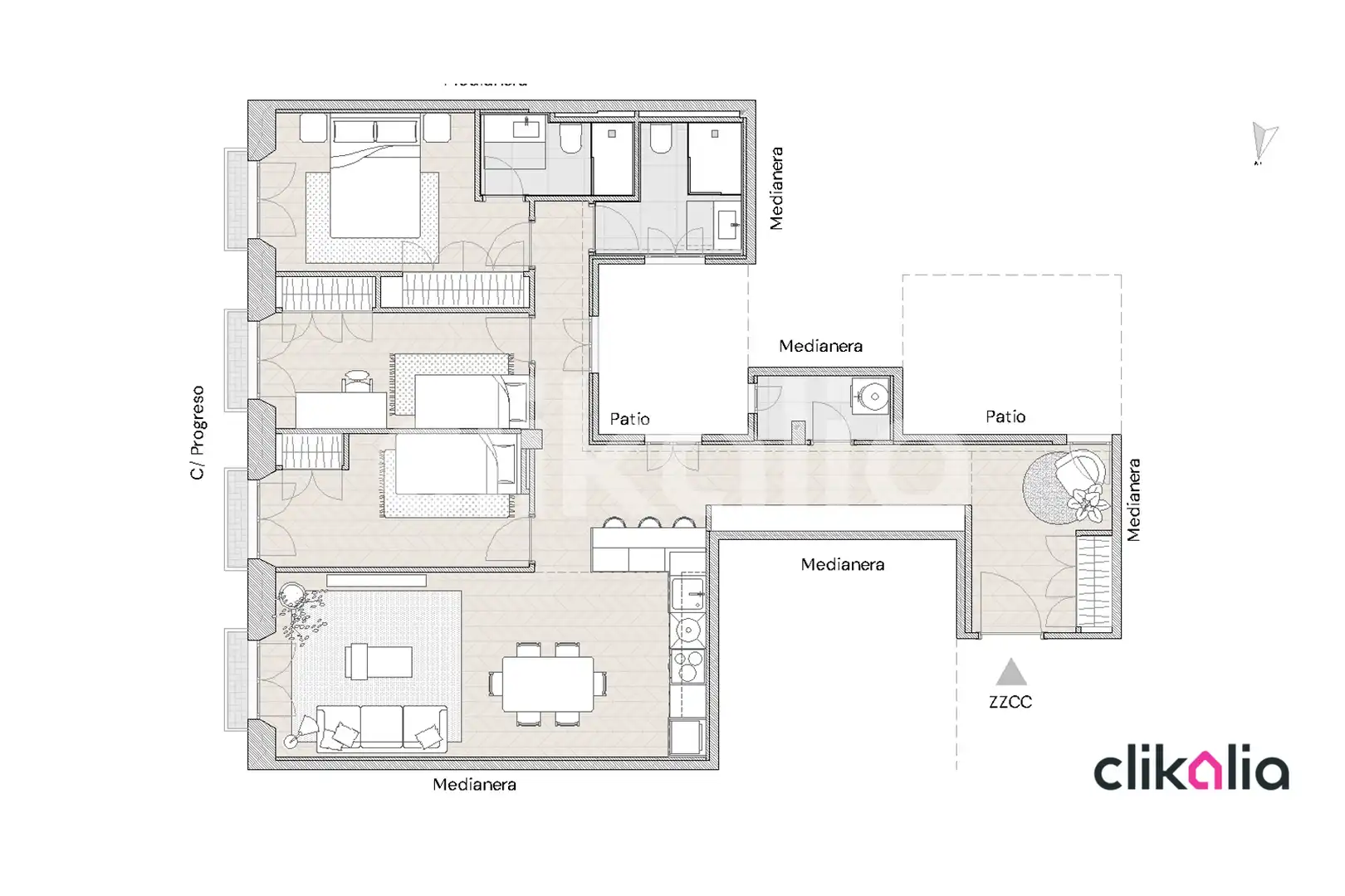 Flat for sale in Sevilla  with Air Conditioner and Terrace