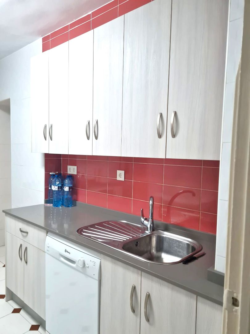 Kitchen of Flat to share in  Murcia Capital  with Air Conditioner, Heating and Furnished