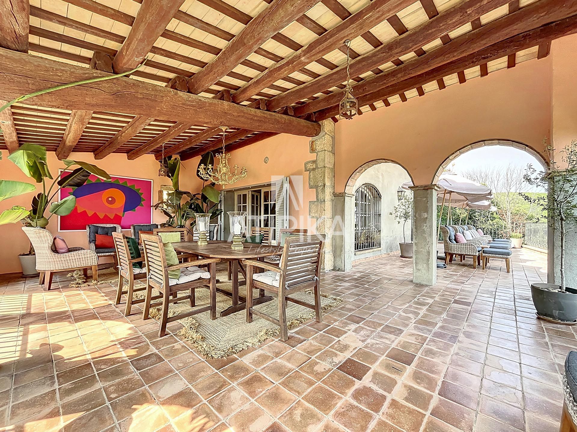 Terraza de Finca rústica en venta en Castellví de la Marca con Calefacción y Piscina