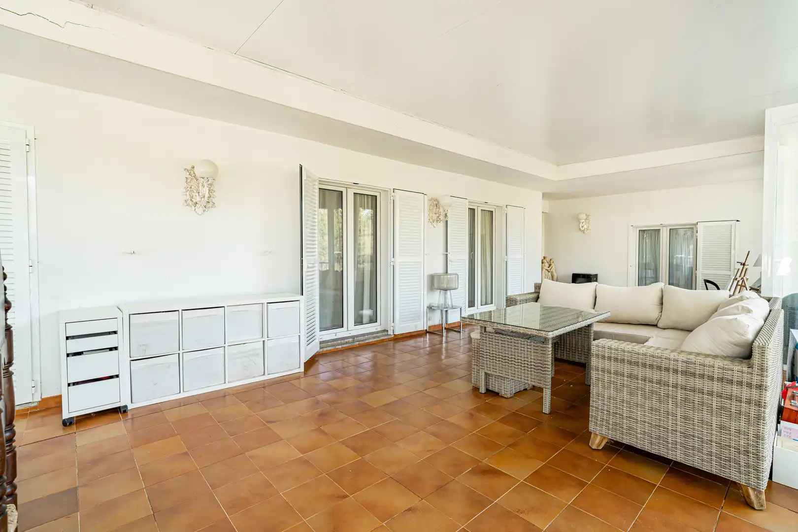 Sala d'estar de Casa o xalet en venda en Alcúdia amb Aire condicionat, Jardí privat i Piscina