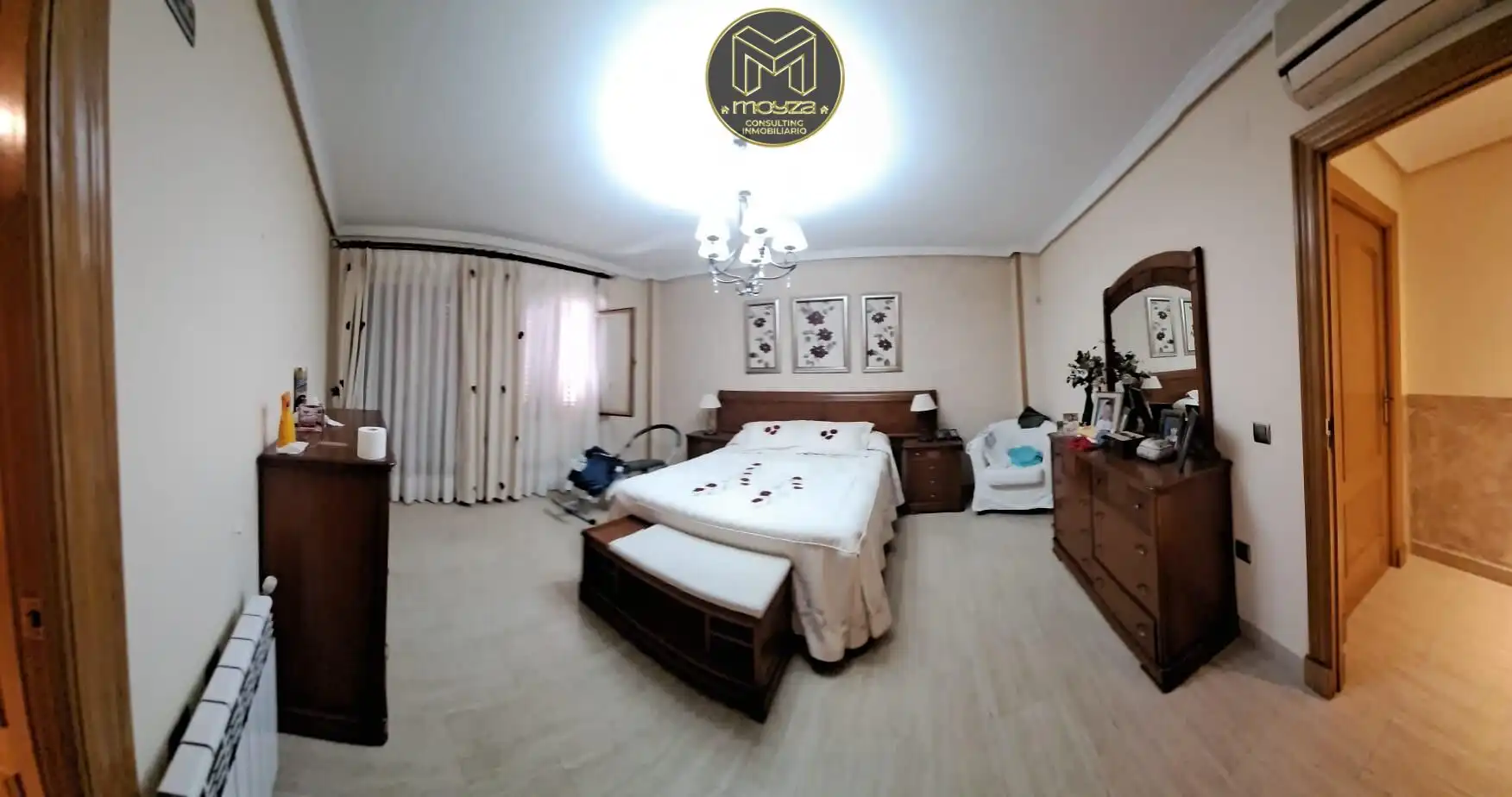 Dormitori de Casa o xalet en venda en Cárcheles amb Aire condicionat, Jardí privat i Terrassa