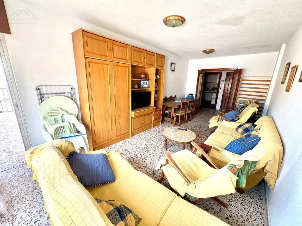 Sala de estar de Piso en venta en Mazarrón con Balcón
