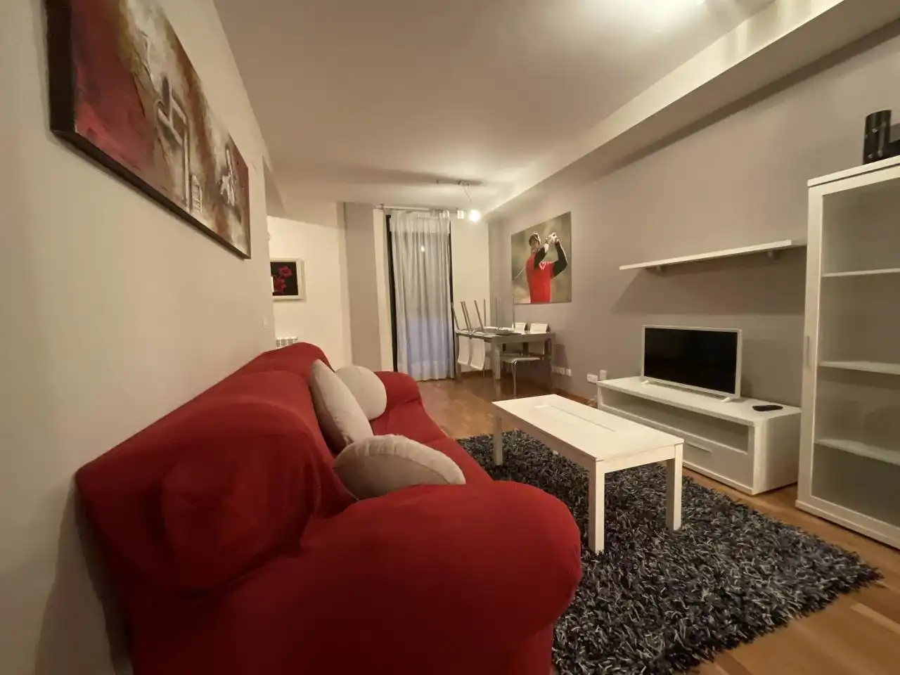 Sala de estar de Piso en venta en Cirueña con Calefacción, Trastero y Amueblado