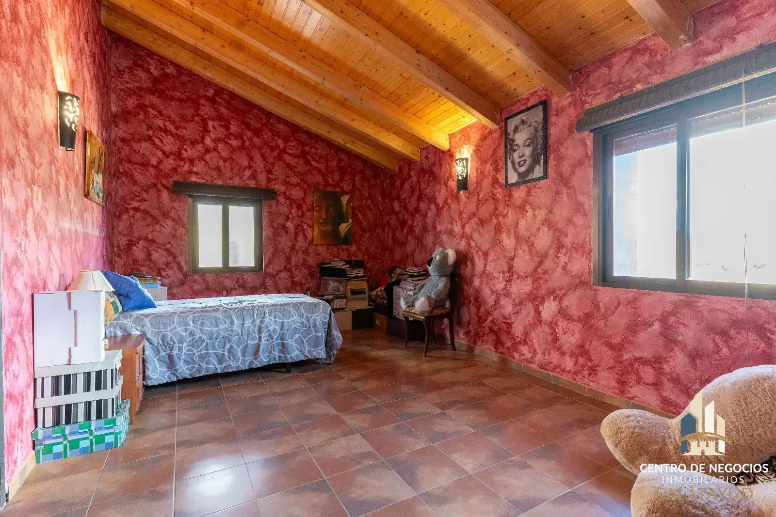 Dormitori de Casa o xalet en venda en Villalba de Perejil amb Calefacció, Parquet i Terrassa