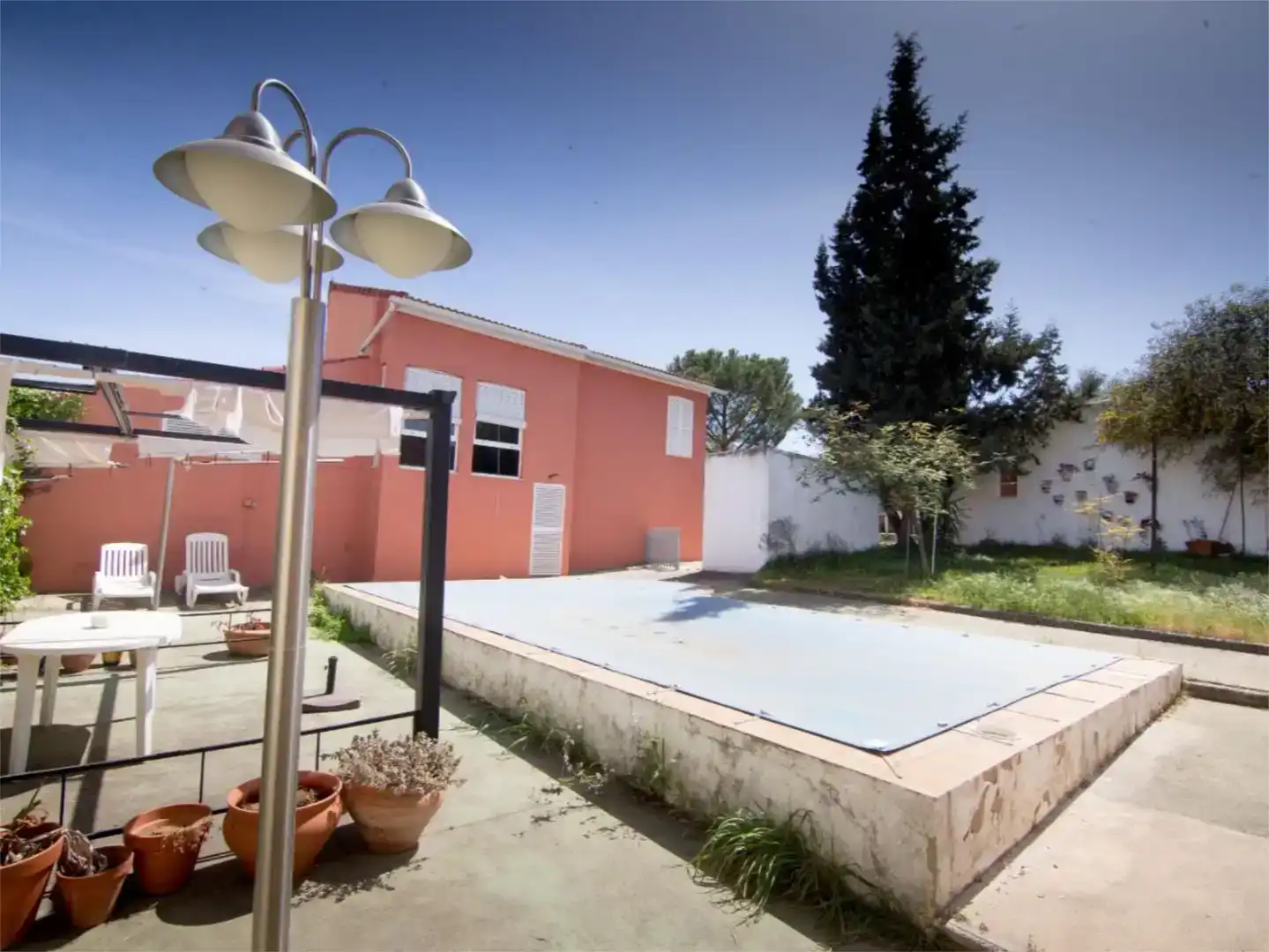 Piscina de Casa o xalet en venda en Nerva amb Aire condicionat, Jardí privat i Piscina