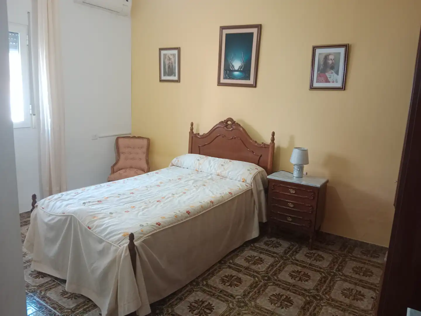 Bedroom of Detached homes for sale in Villanueva de la Reina  with Air Conditioner and Balcony